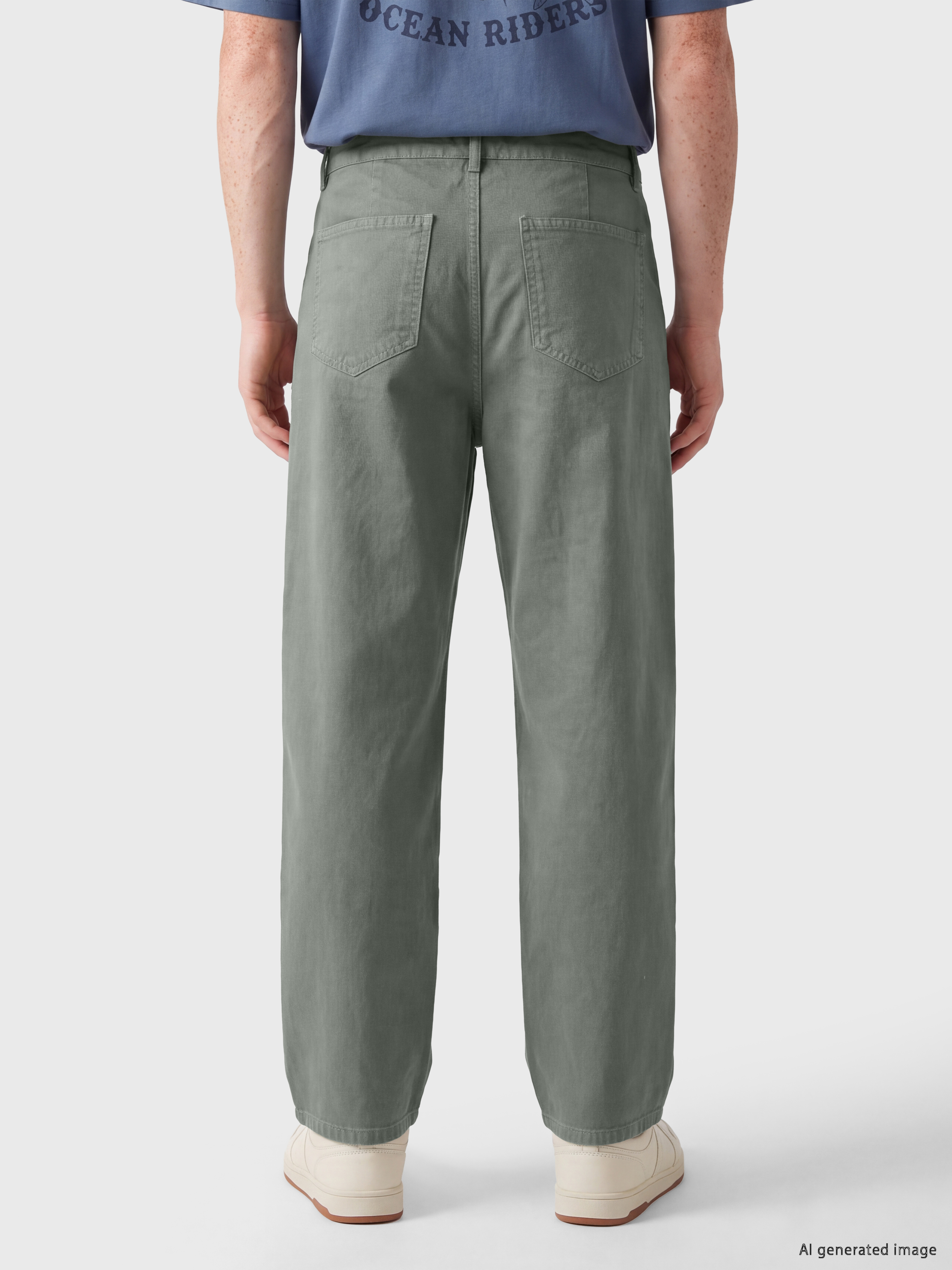 XSIDE Relax Fit Gabardin Erkek Pantolon görsel 4