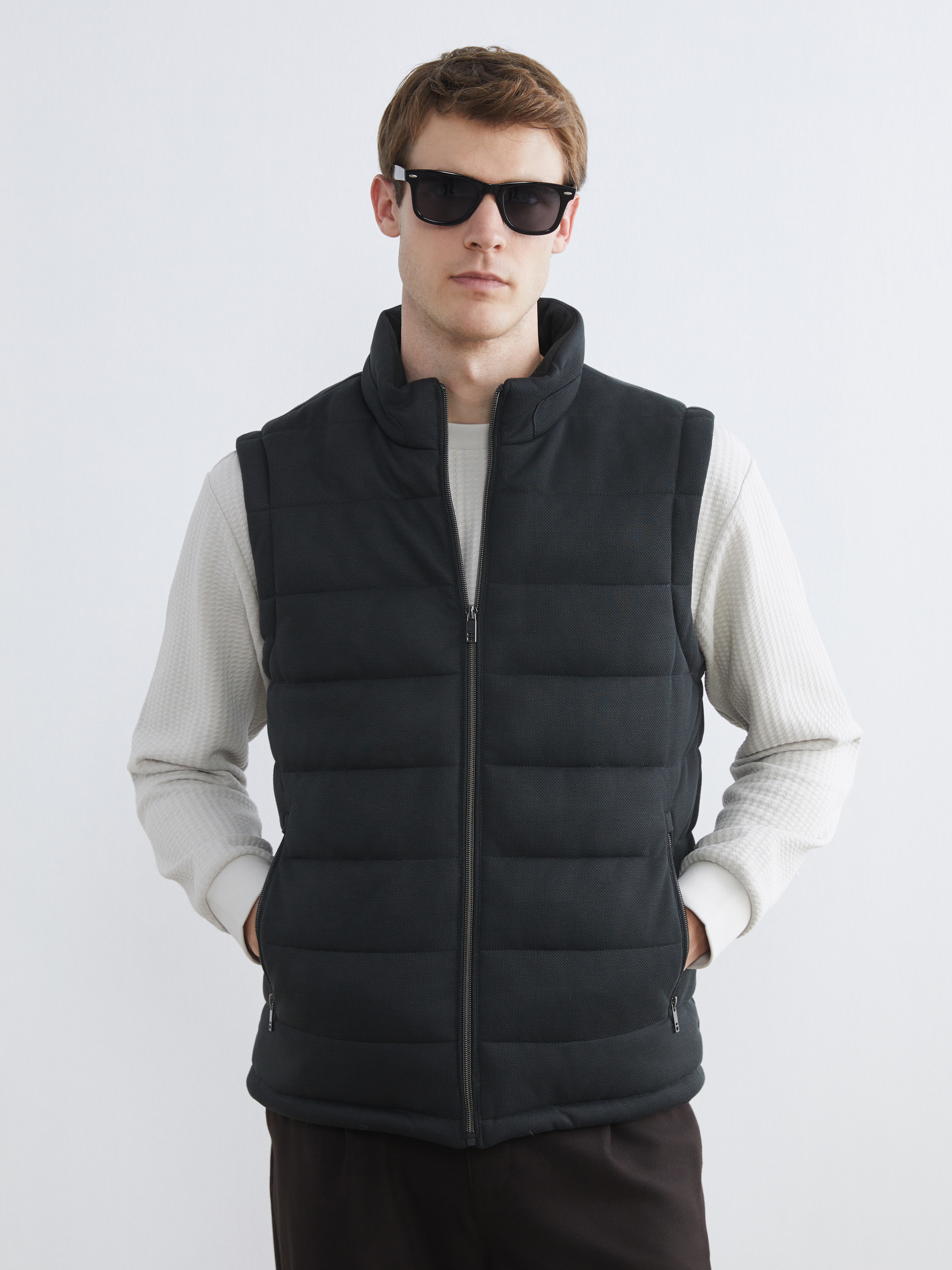 LCW Vision Slim Fit Dik Yaka Erkek Şişme Yelek