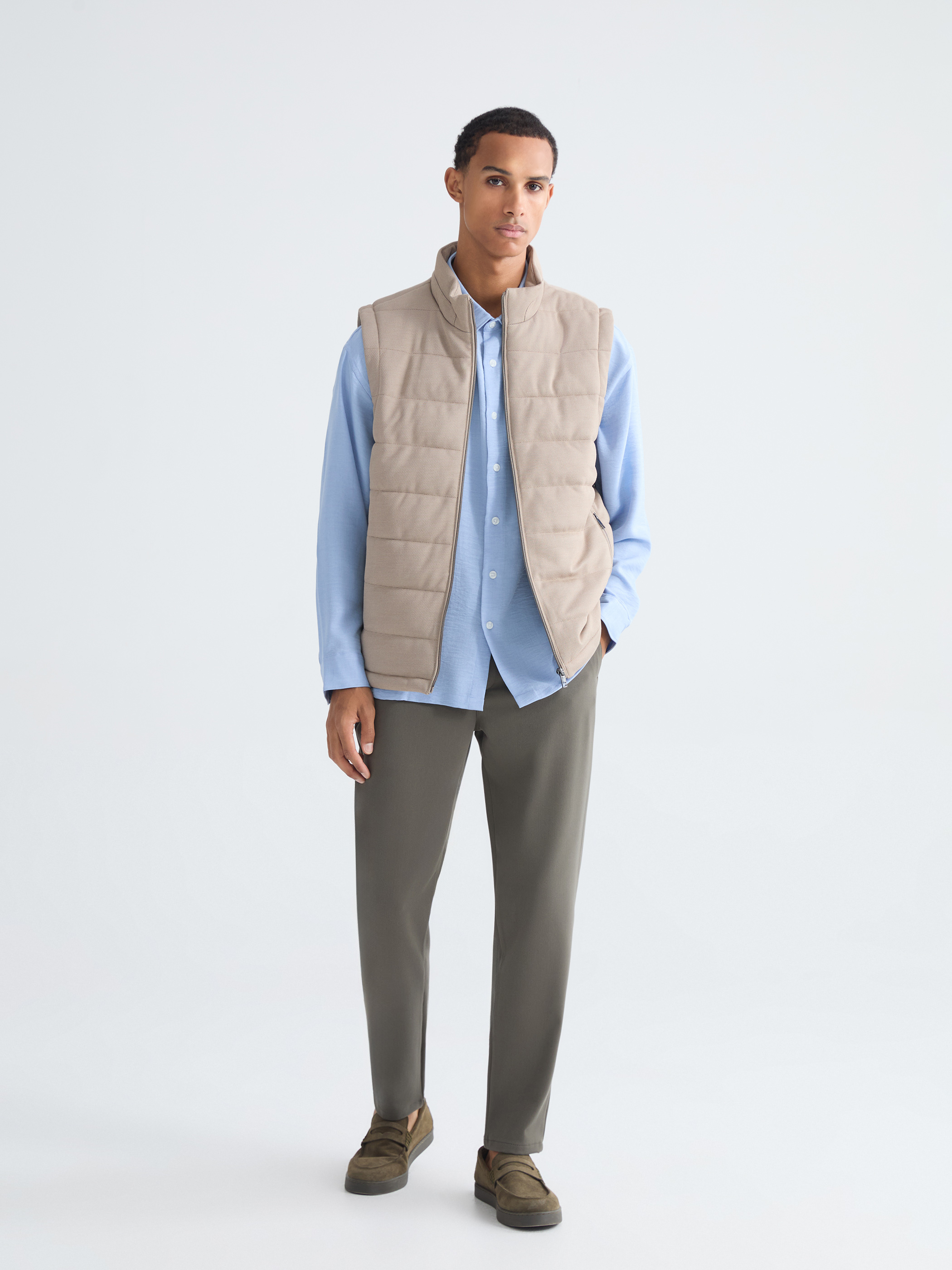 LCW Vision Slim Fit Dik Yaka Erkek Şişme Yelek görsel 2