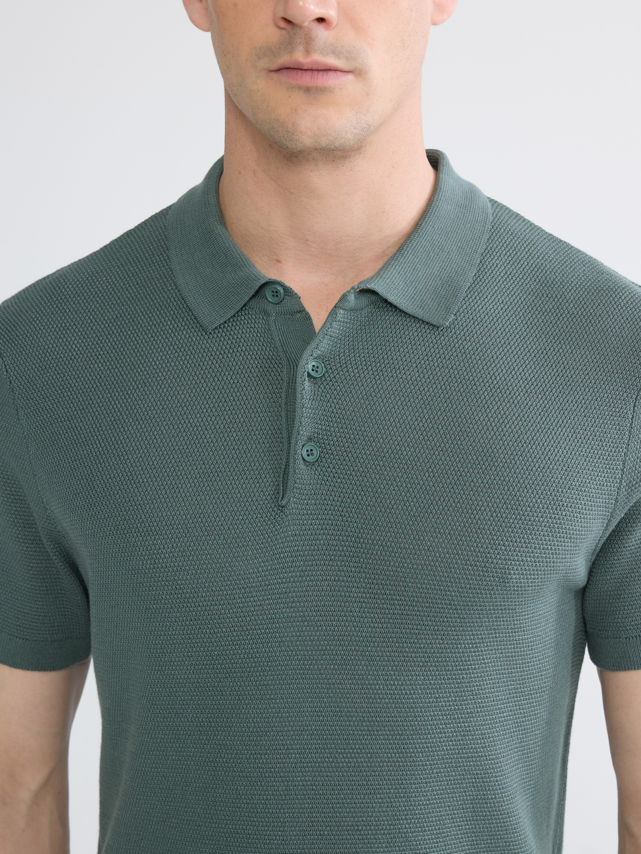 LCWAIKIKI Classic Polo Yaka Erkek Triko Tişört görsel 4