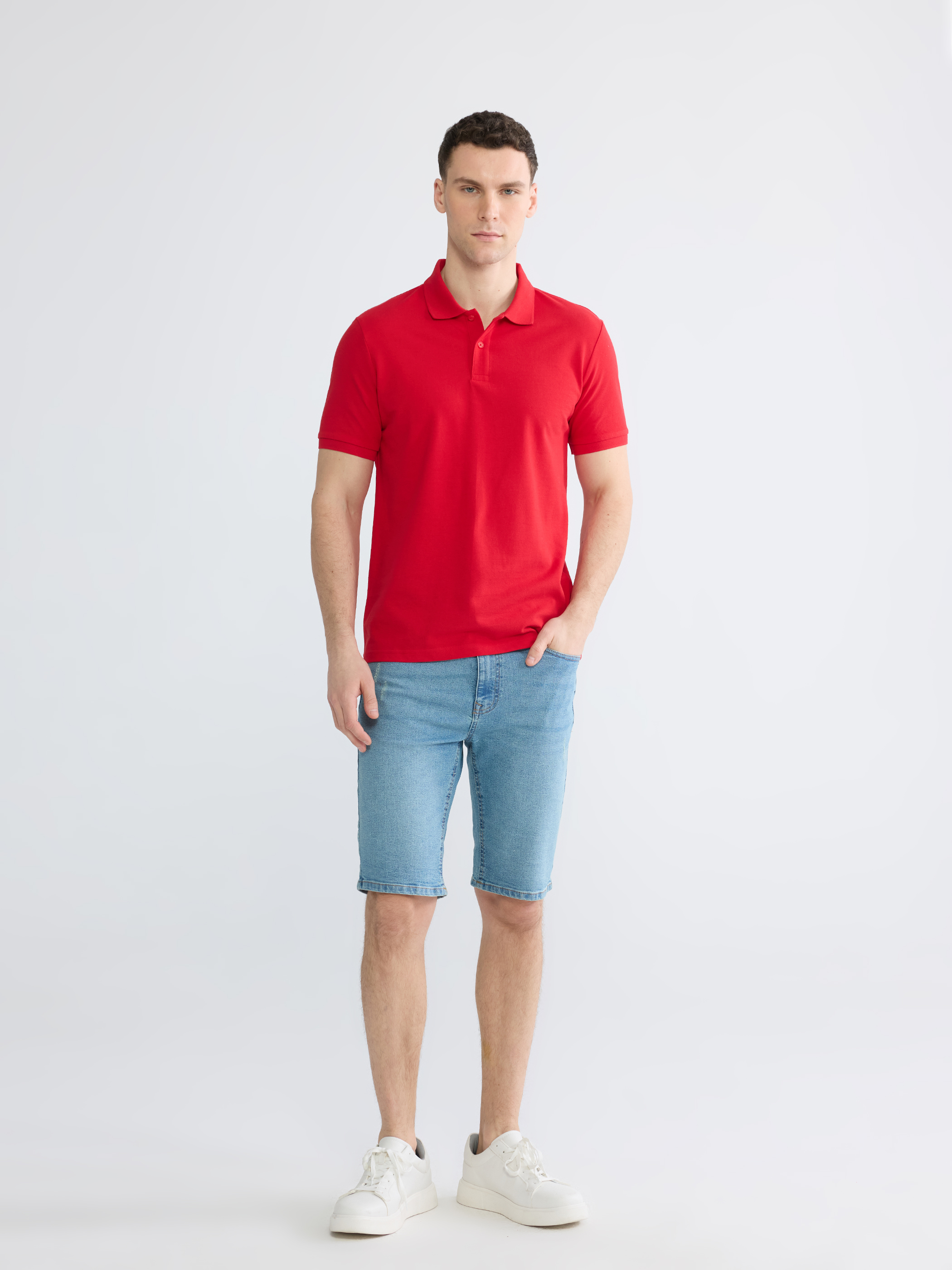 LCWAIKIKI Classic Polo Yaka Pike Erkek Tişört görsel 2