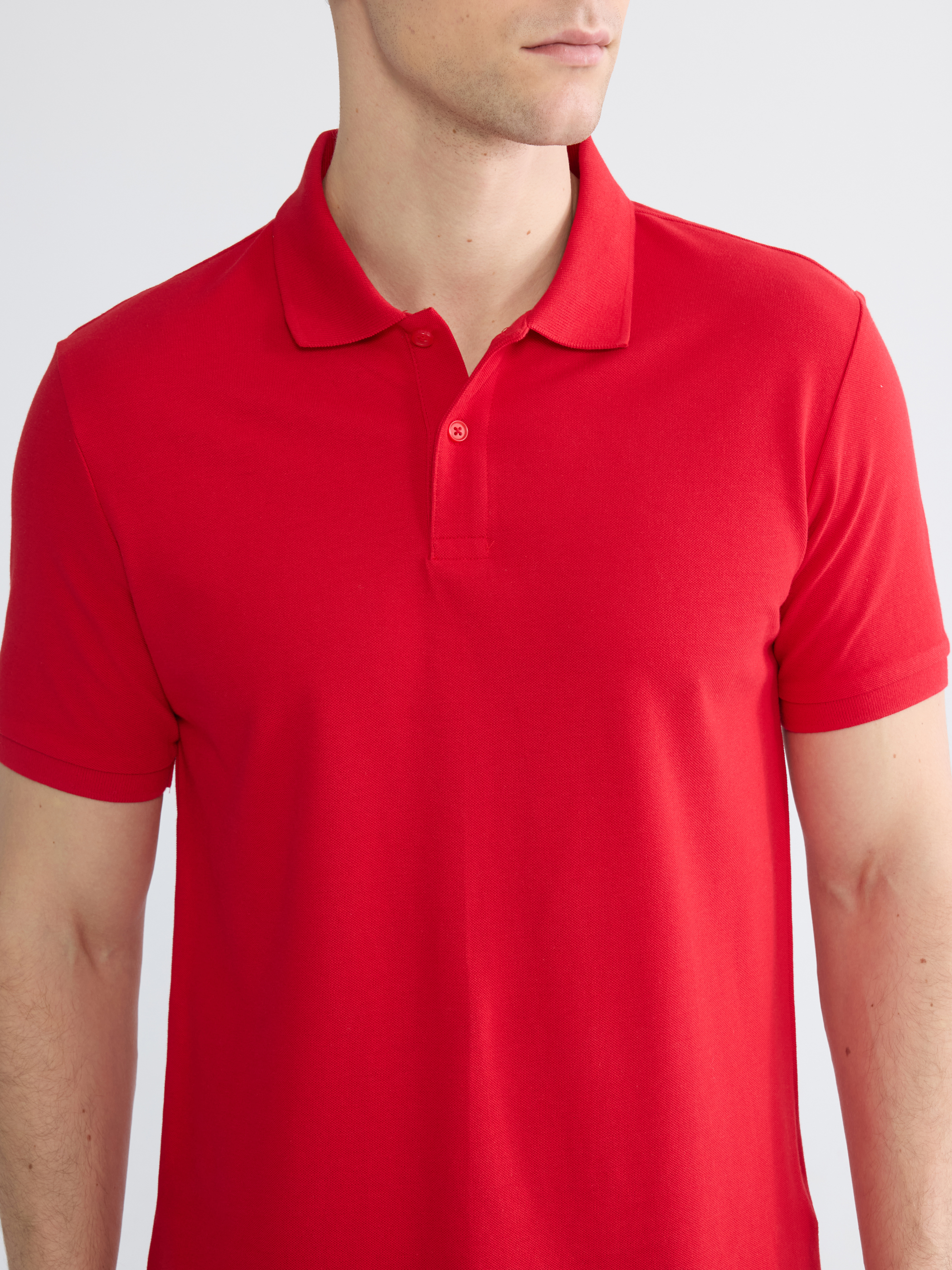 LCWAIKIKI Classic Polo Yaka Pike Erkek Tişört görsel 3