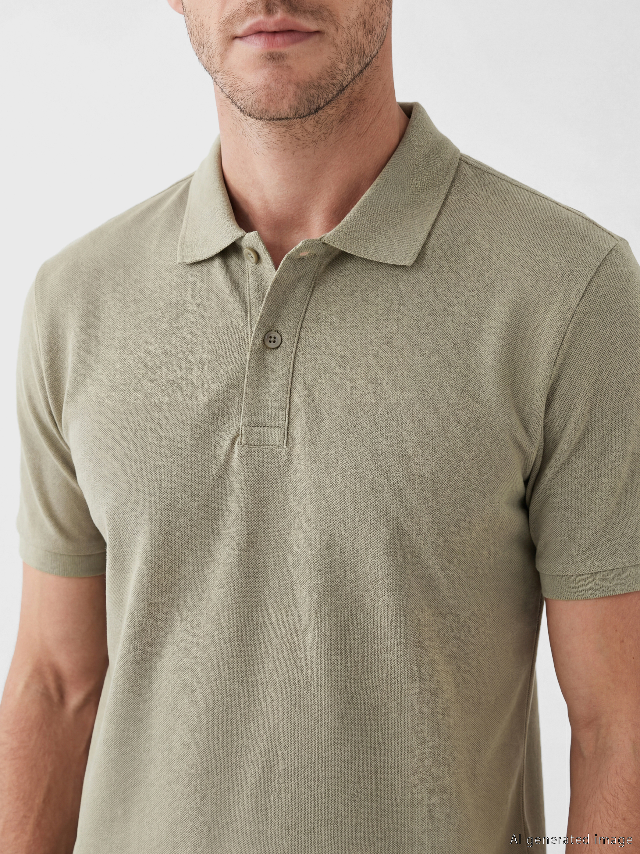 LCWAIKIKI Classic Polo Yaka Pike Erkek Tişört görsel 3