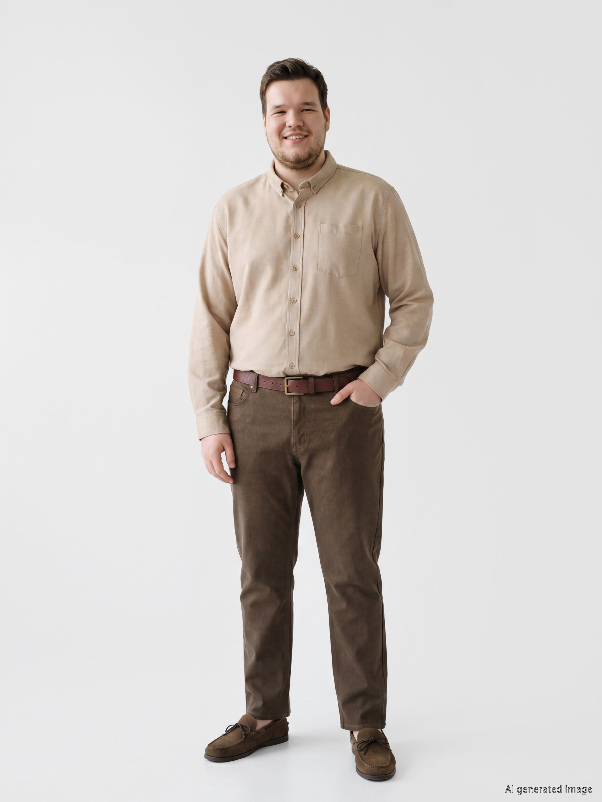 LCWAIKIKI Classic Regular Fit Oxford Erkek Gömlek görsel 2