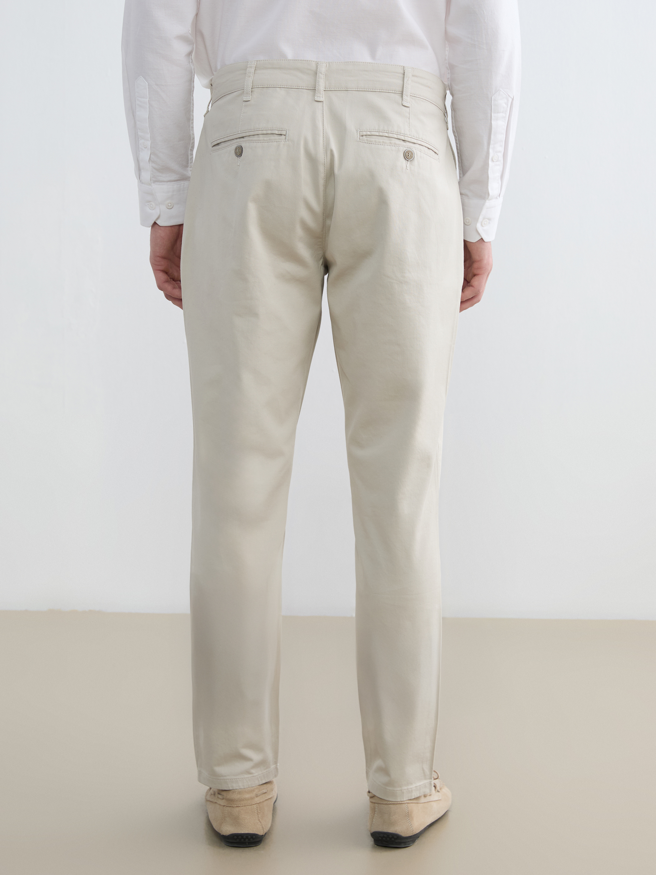 LCWAIKIKI Classic Dar Kalıp Erkek Chino Pantolon görsel 4