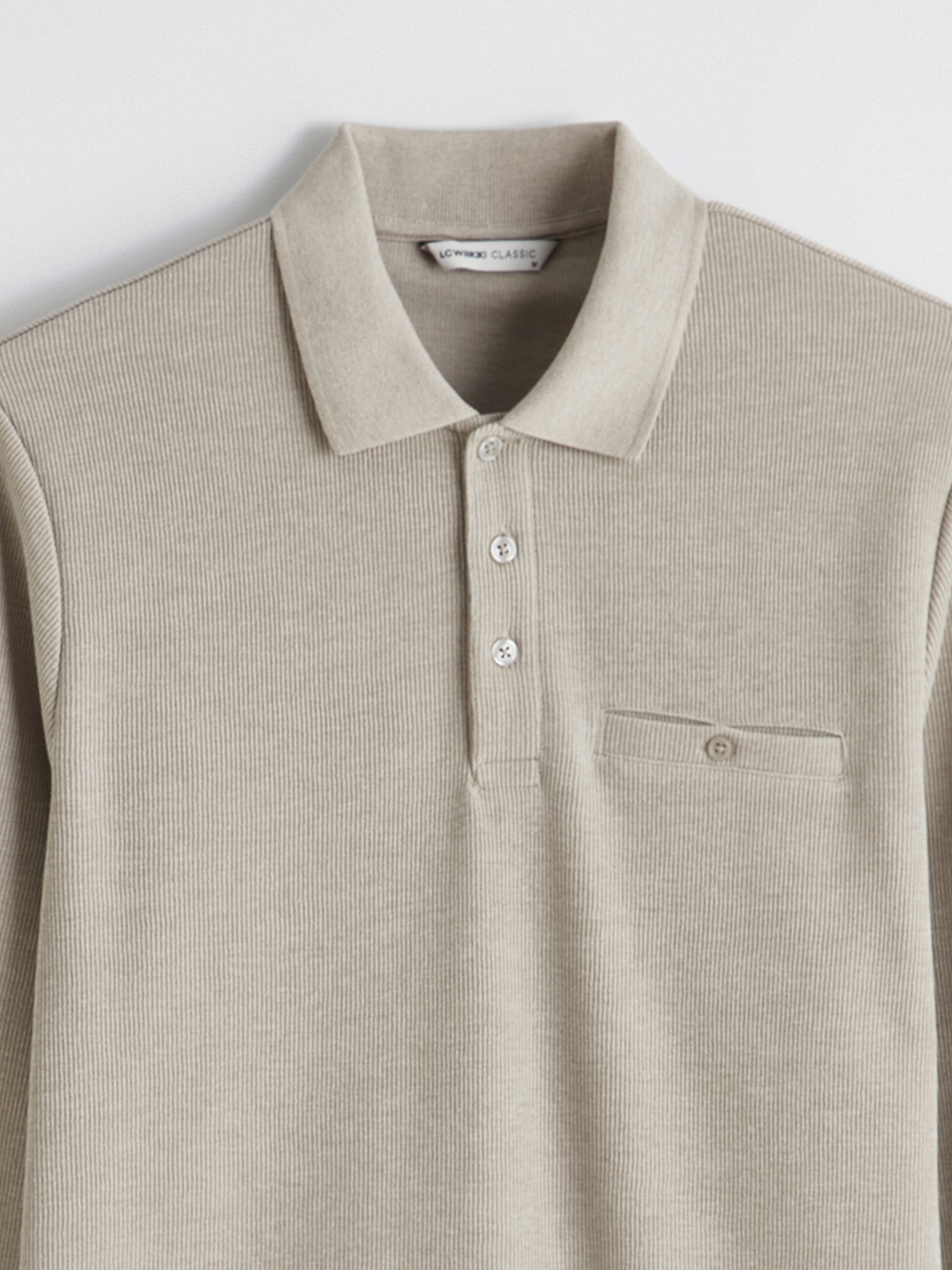 LCWAIKIKI Classic Polo Yaka Erkek Sweatshirt görsel 6