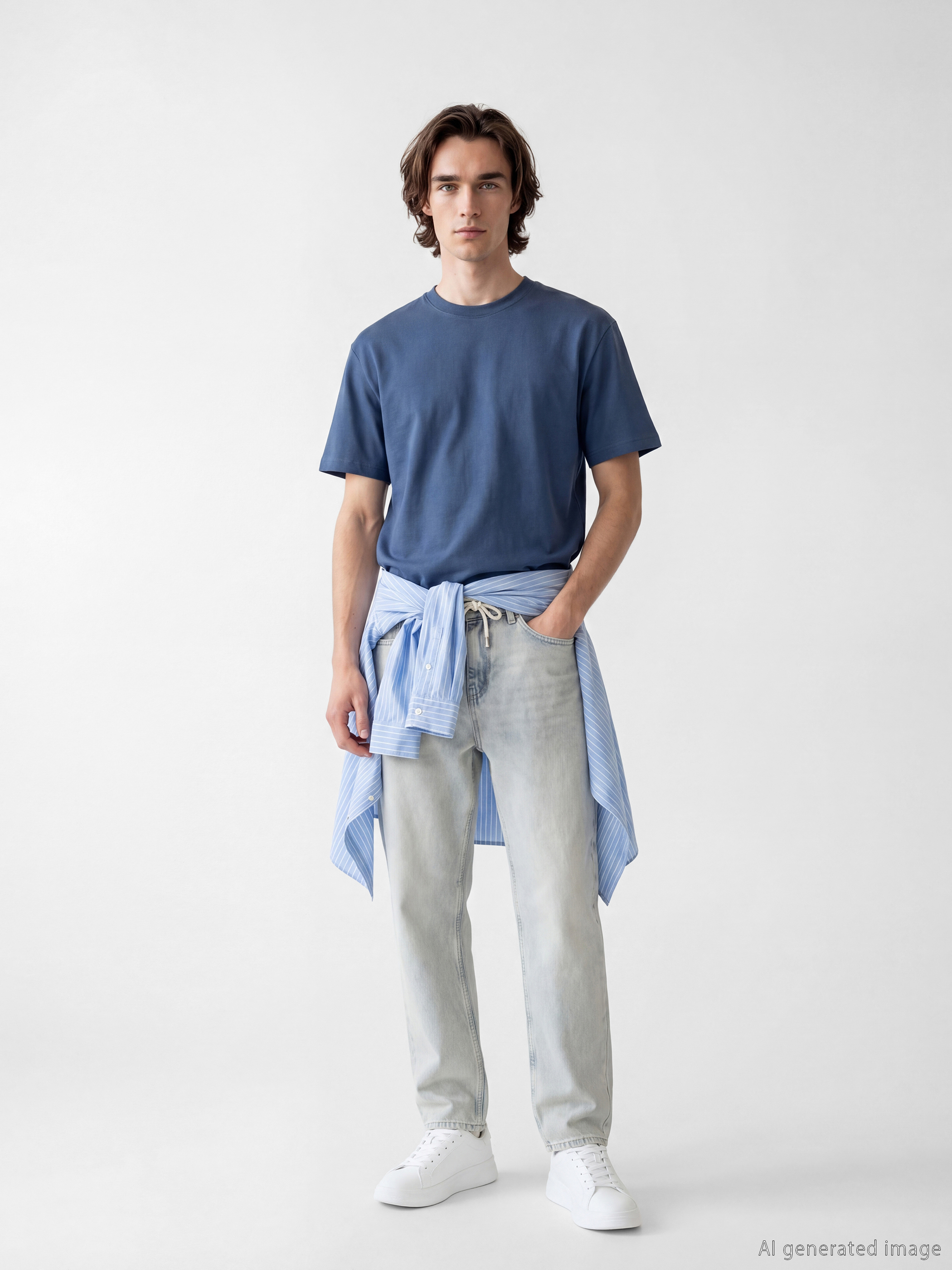 XSIDE Loose Fit Kalın Kumaş Tişört /04 görsel 2