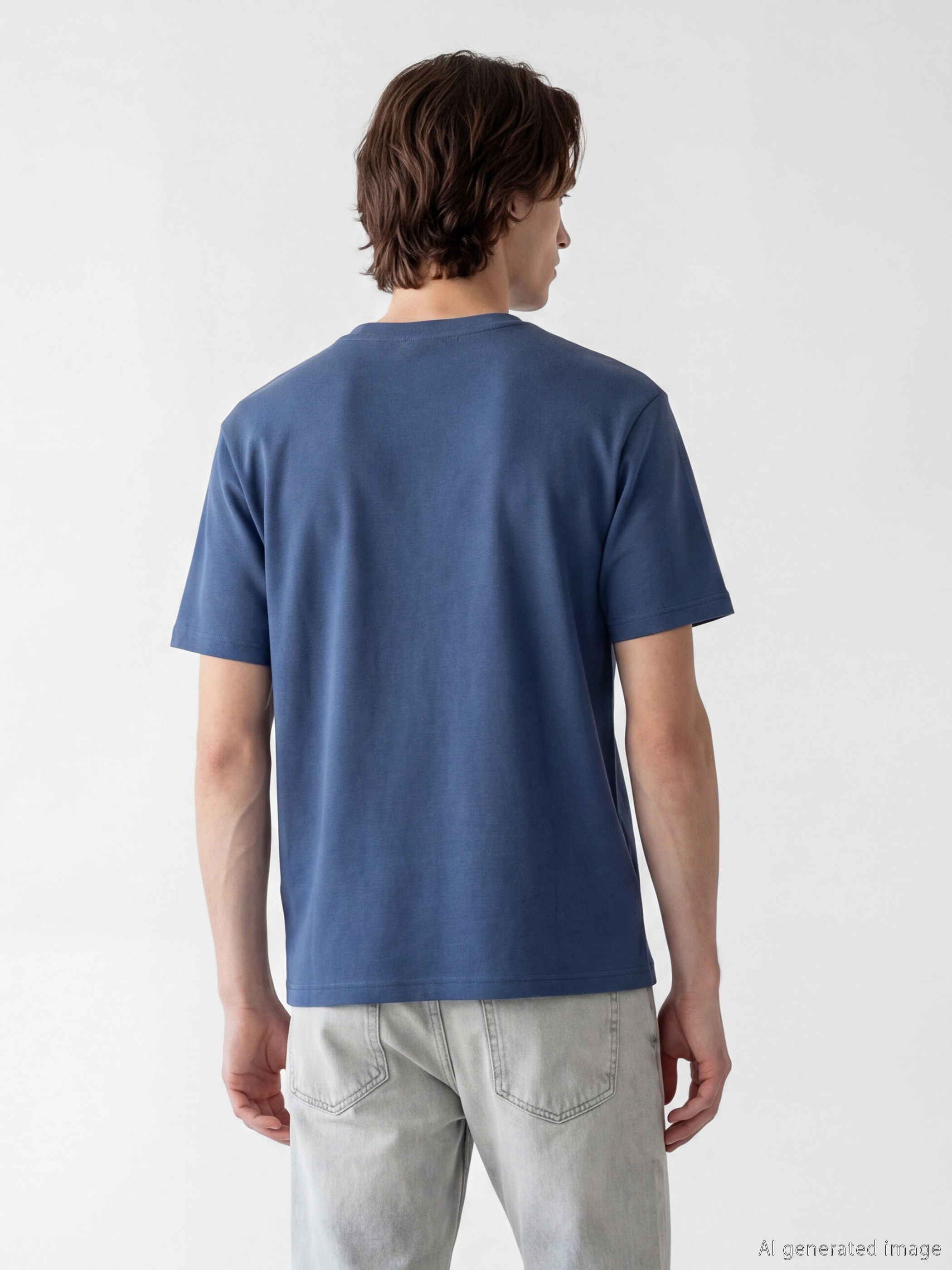 XSIDE Loose Fit Kalın Kumaş Tişört /04 görsel 4