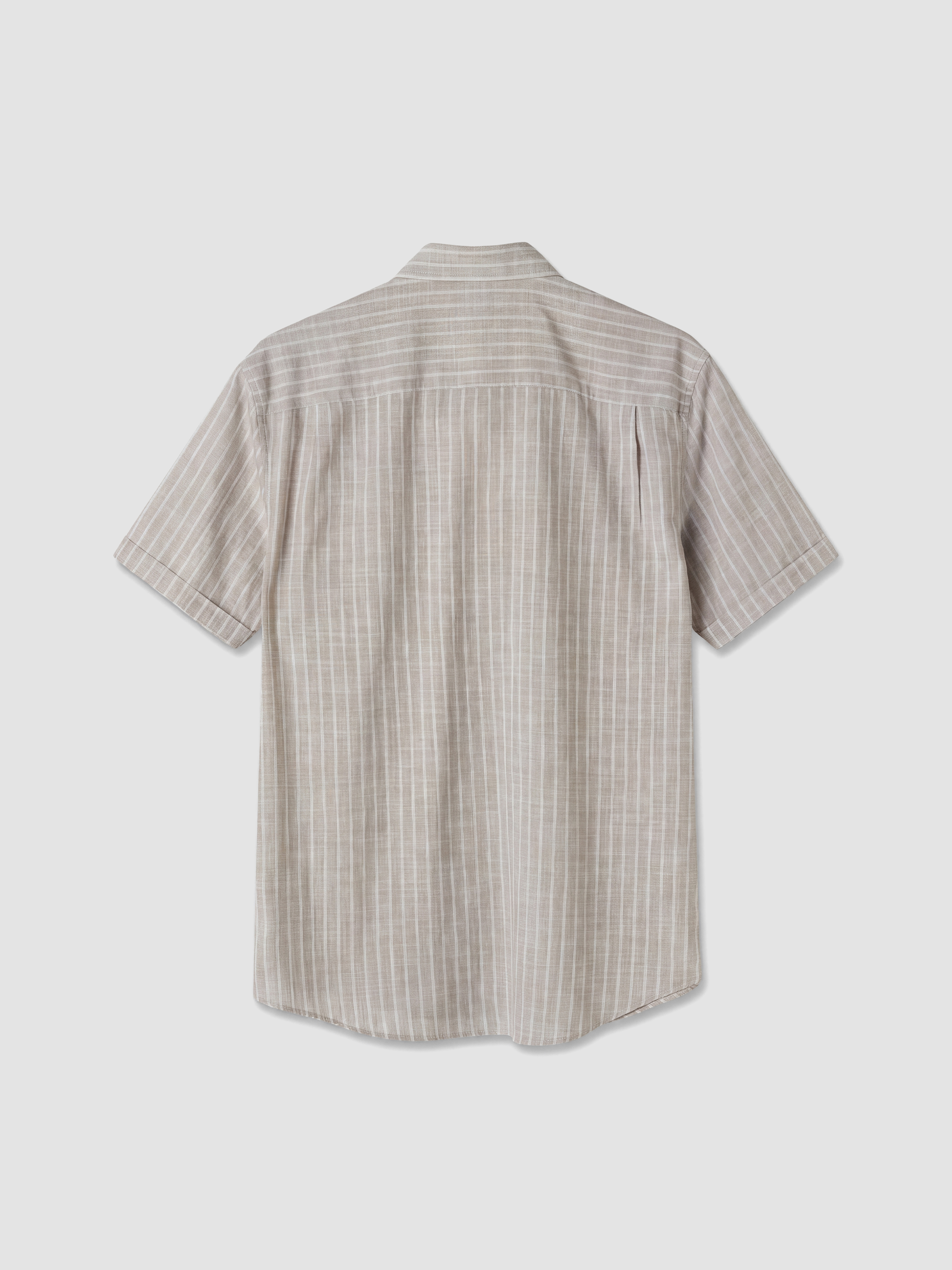 LCWAIKIKI Classic Regular Fit Çizgili Poplin Erkek Gömlek görsel 6