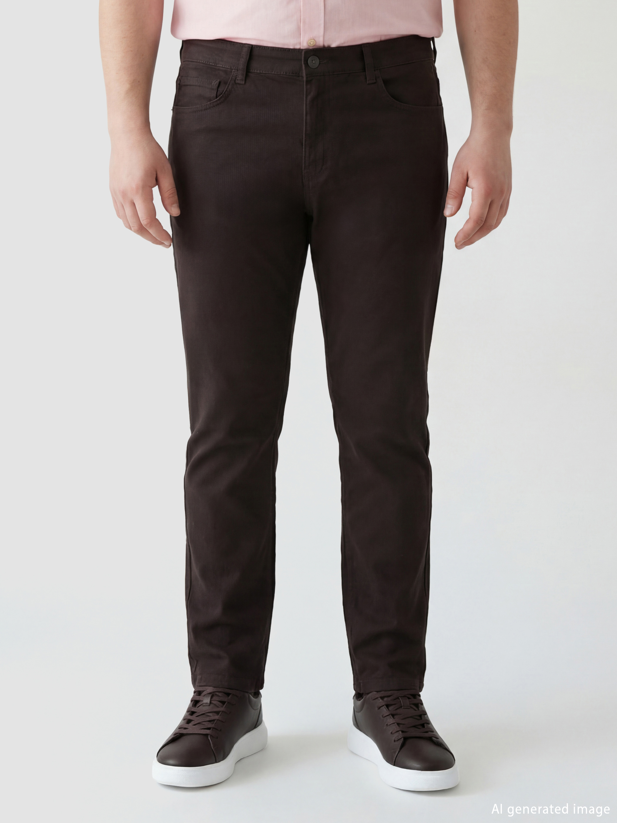 LCWAIKIKI Classic Dar Kalıp Gabardin Erkek Chino Pantolon görsel 2