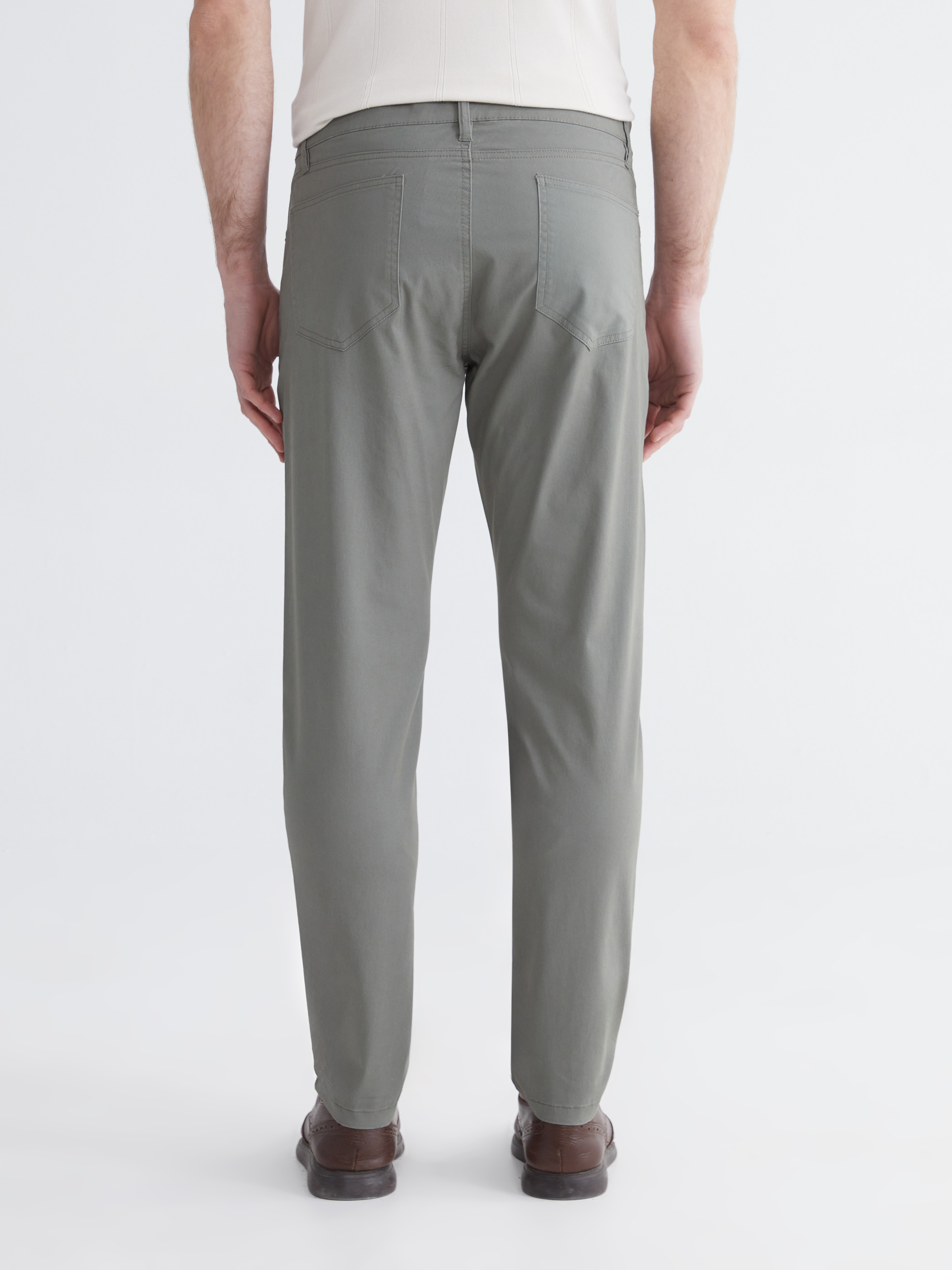 LCWAIKIKI Classic Dar Kalıp Gabardin Erkek Chino Pantolon görsel 4