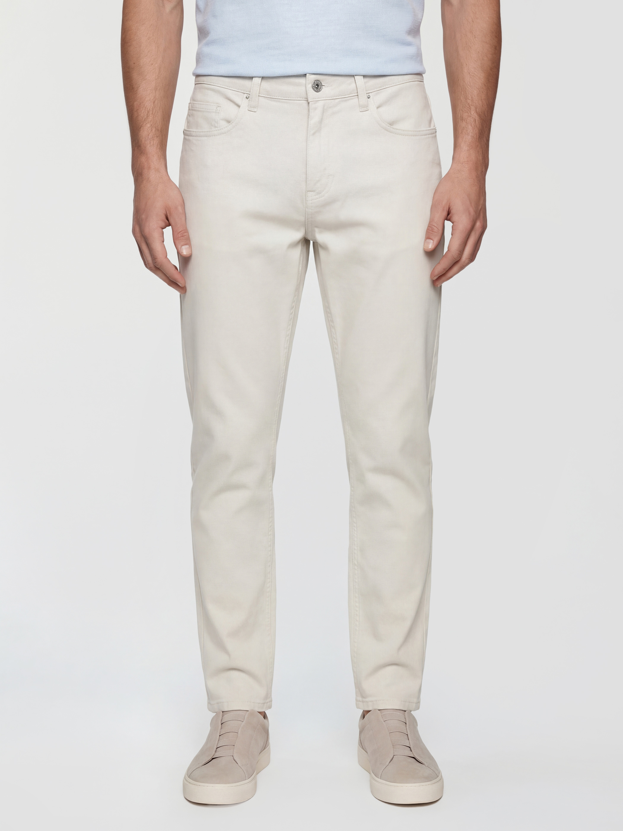 LCWAIKIKI Classic Dar Kalıp Gabardin Erkek Chino Pantolon görsel 2
