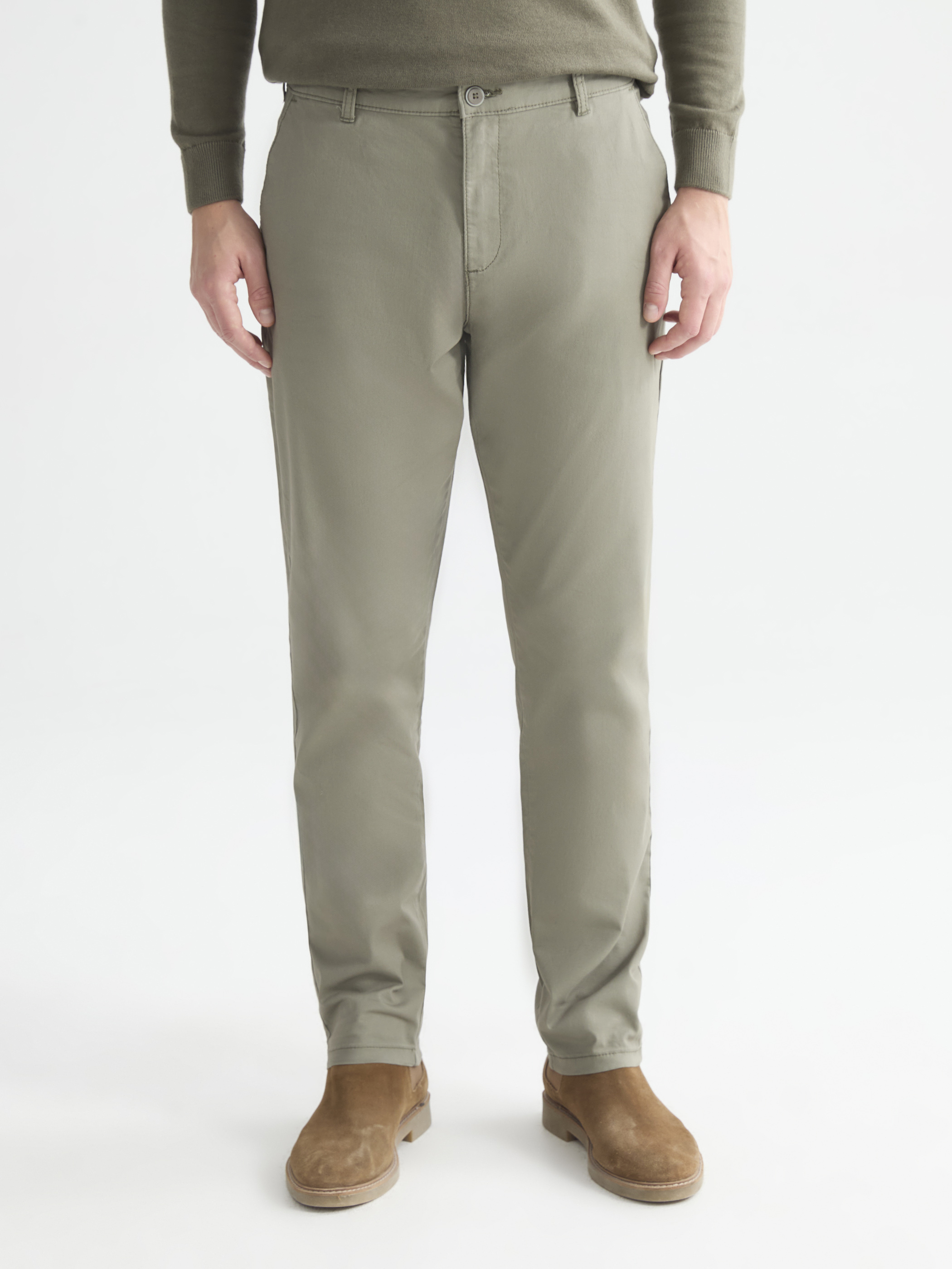 LCWAIKIKI Classic Slim Fit Gabardin Erkek Chino Pantolon görsel 2