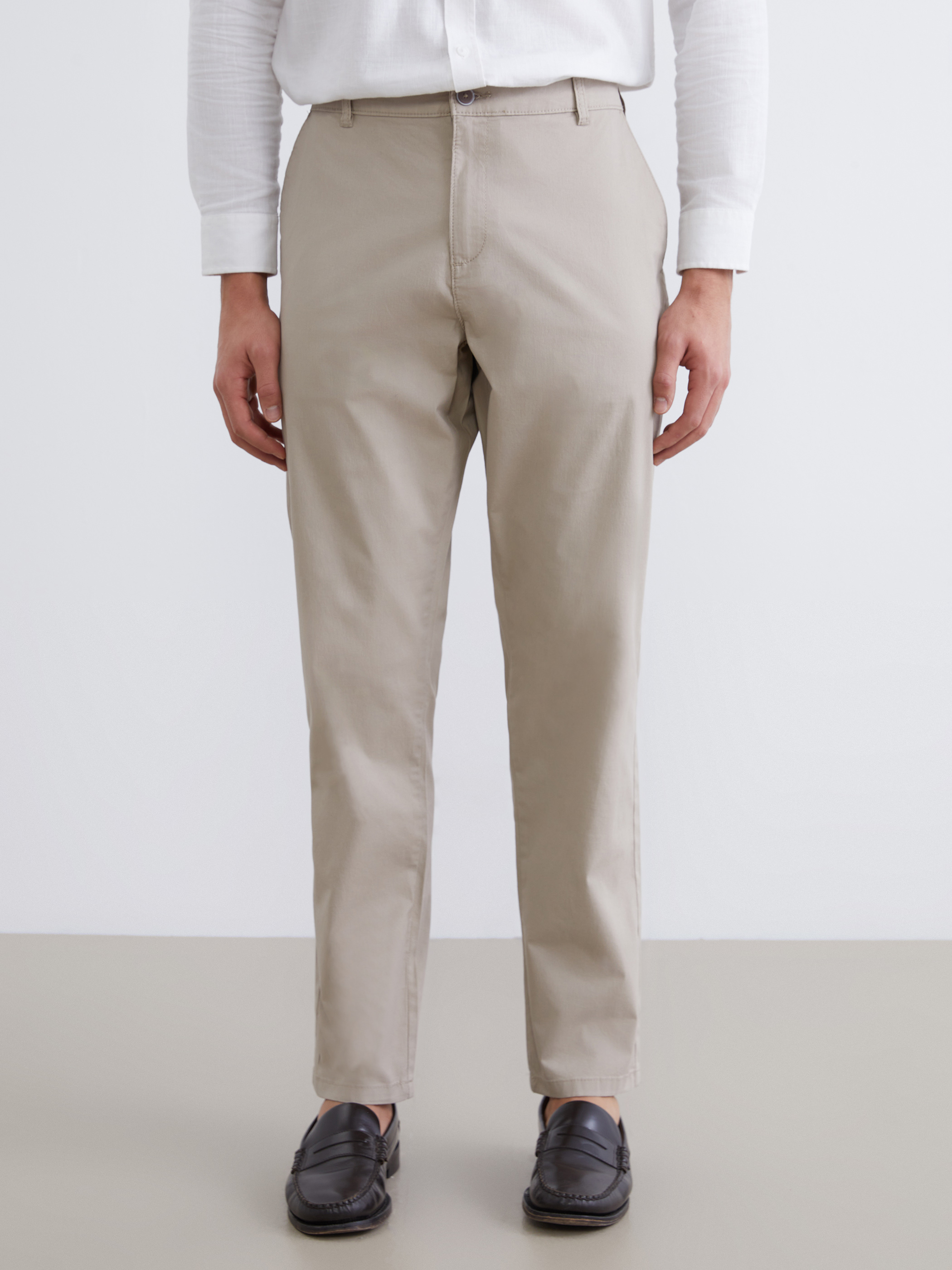 LCWAIKIKI Classic Slim Fit Gabardin Erkek Chino Pantolon görsel 2