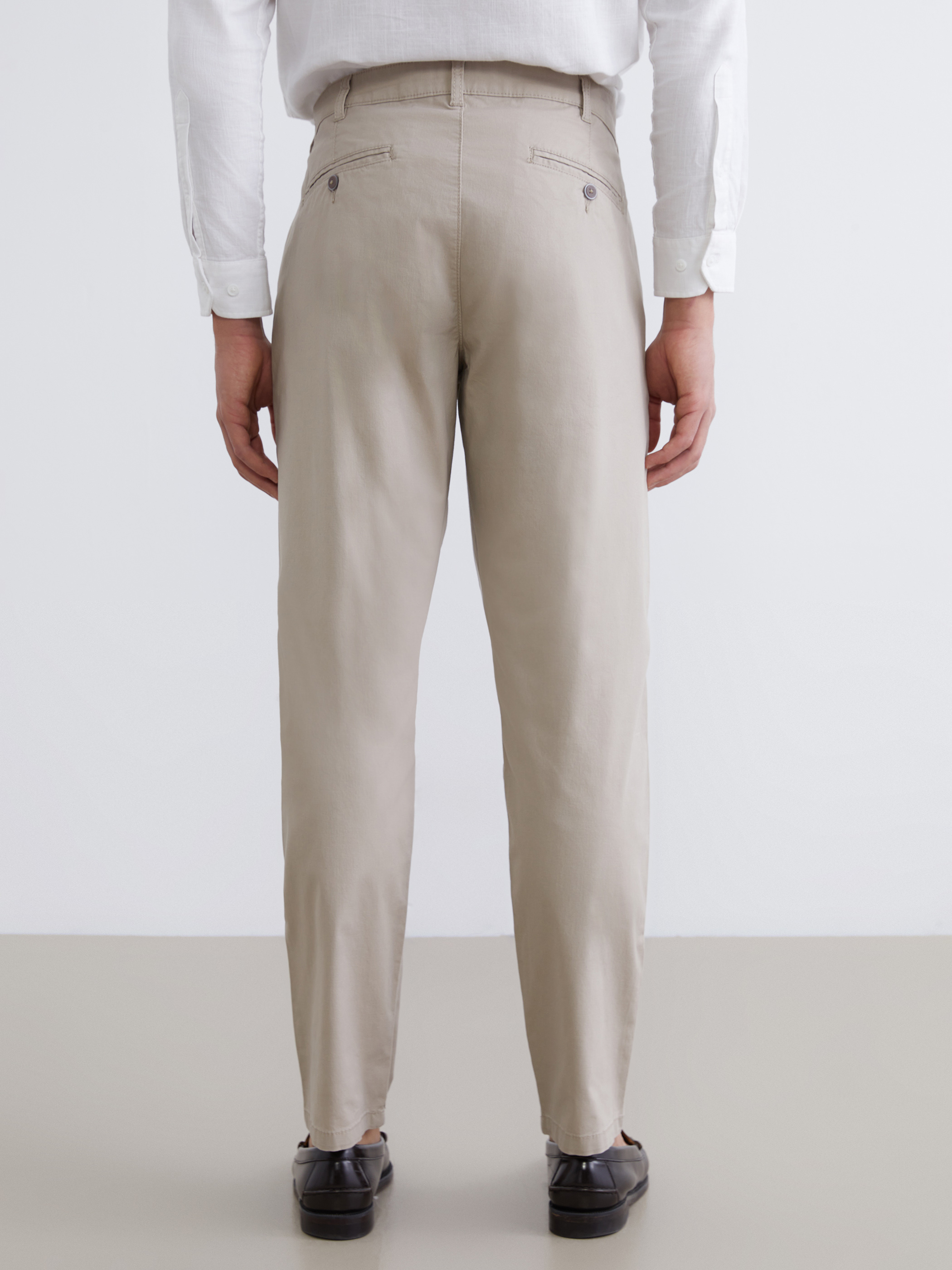 LCWAIKIKI Classic Slim Fit Gabardin Erkek Chino Pantolon görsel 4