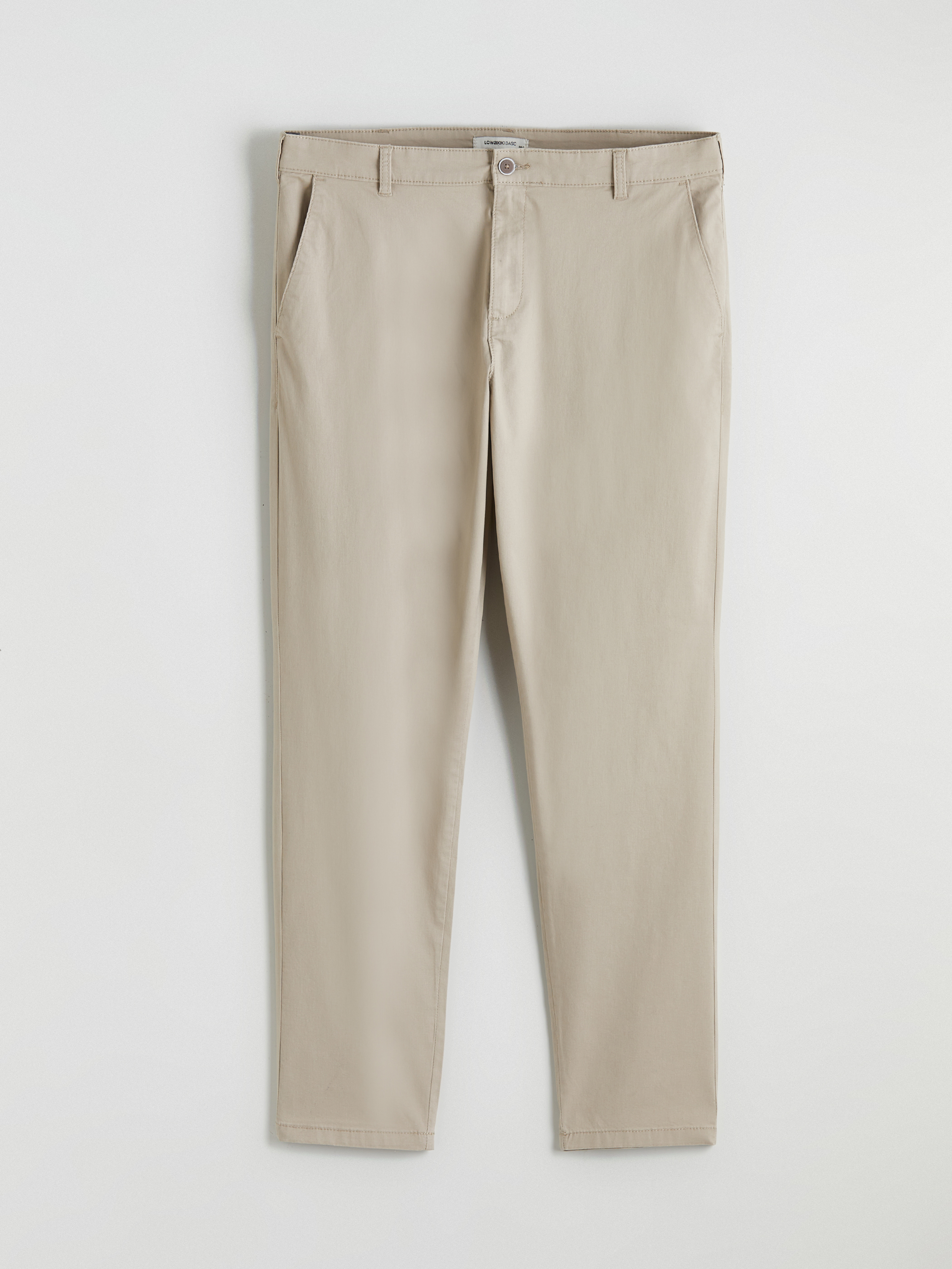 LCWAIKIKI Classic Slim Fit Gabardin Erkek Chino Pantolon görsel 5