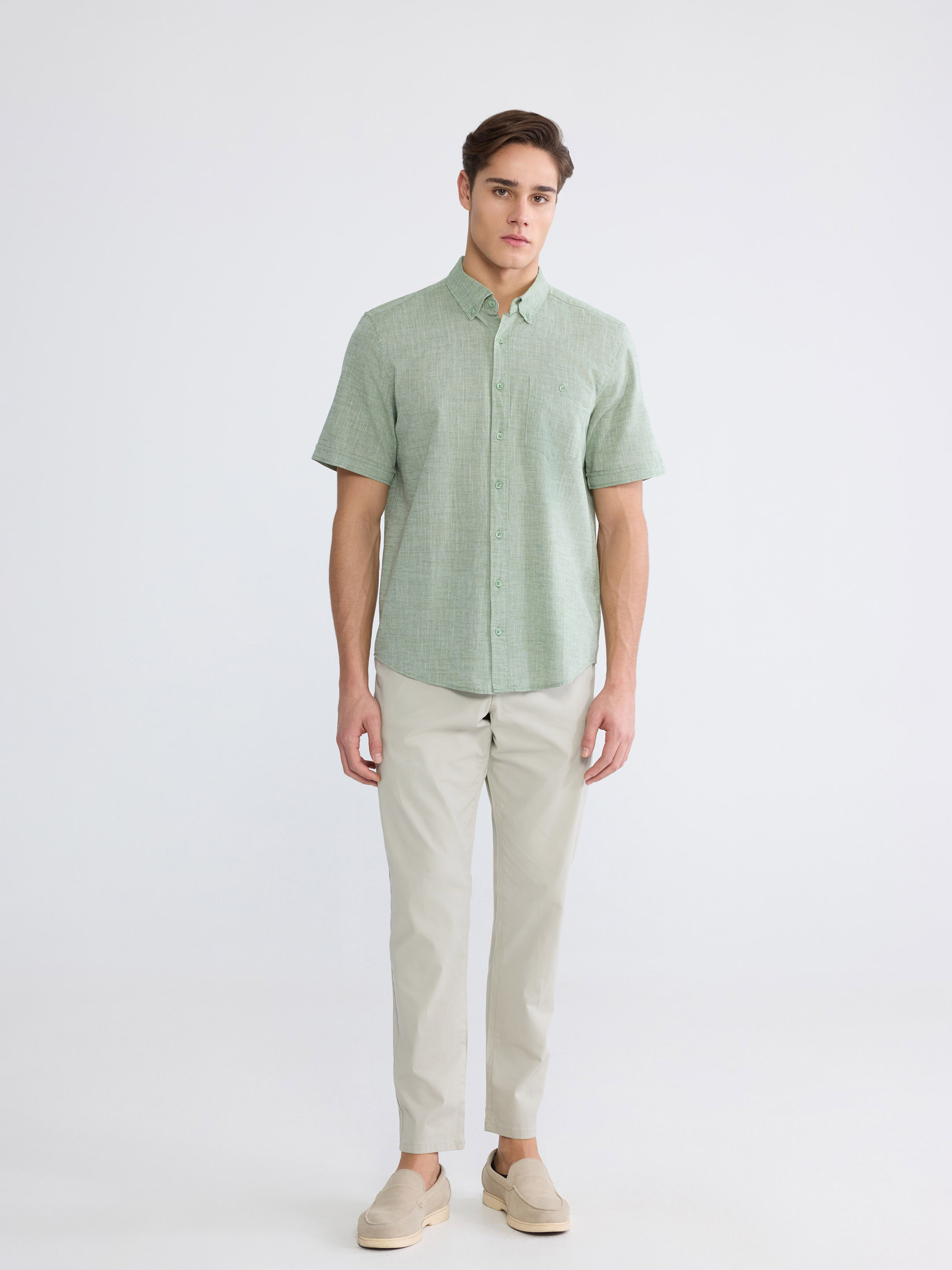 LCWAIKIKI Classic Slim Fit Gabardin Erkek Chino Pantolon