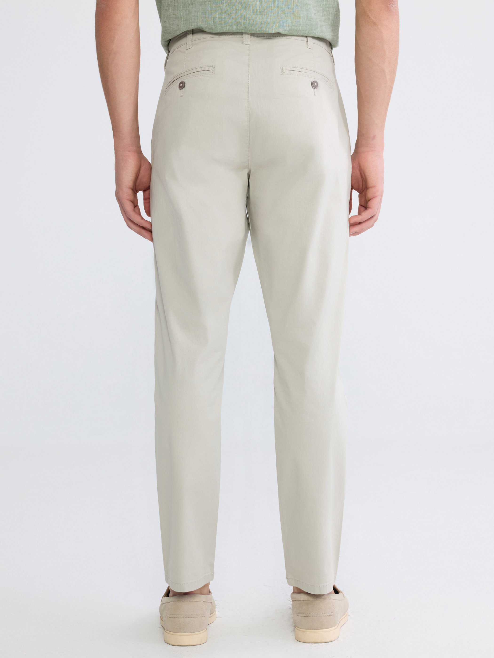 LCWAIKIKI Classic Slim Fit Gabardin Erkek Chino Pantolon görsel 4
