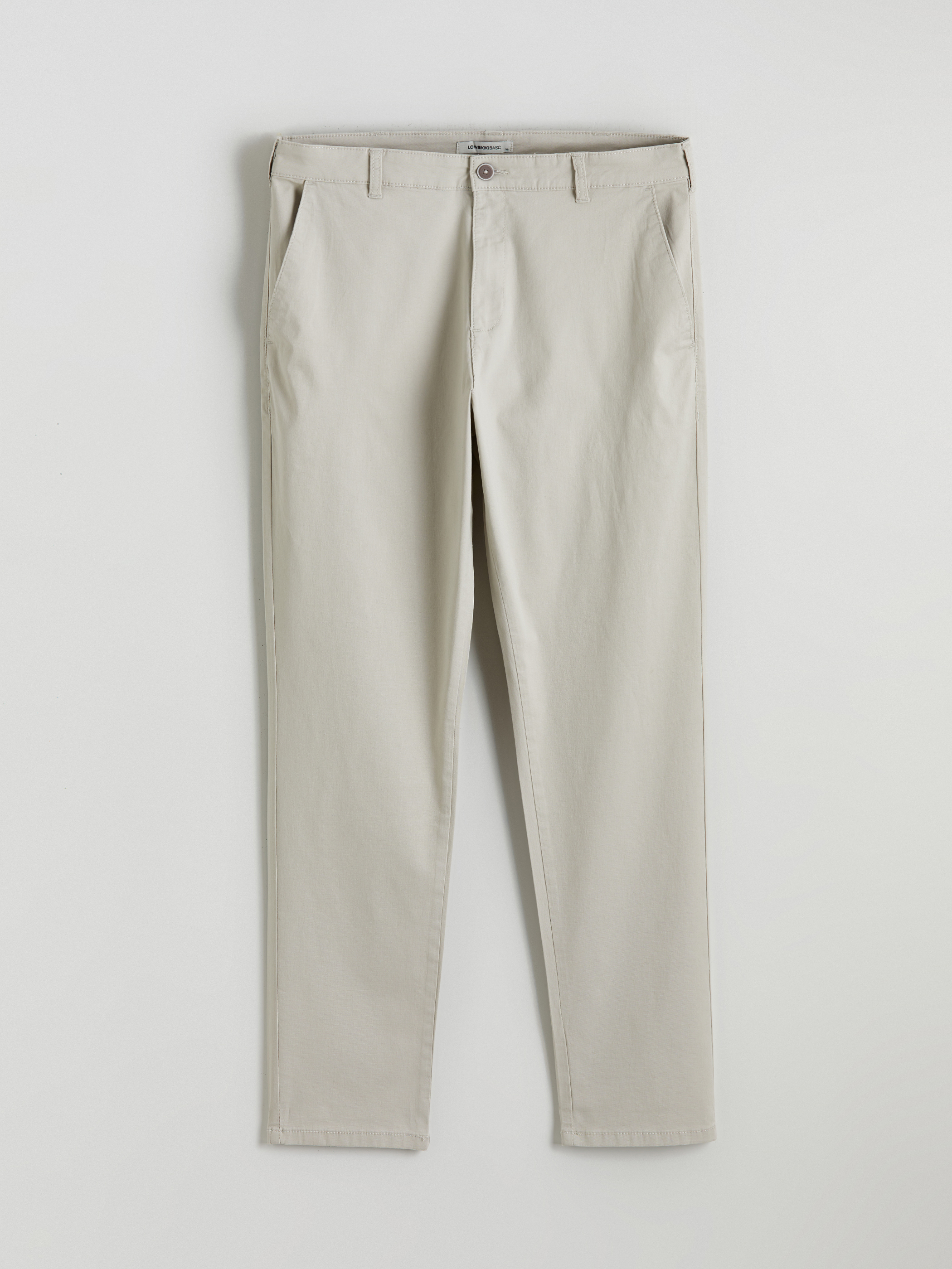 LCWAIKIKI Classic Slim Fit Gabardin Erkek Chino Pantolon görsel 5