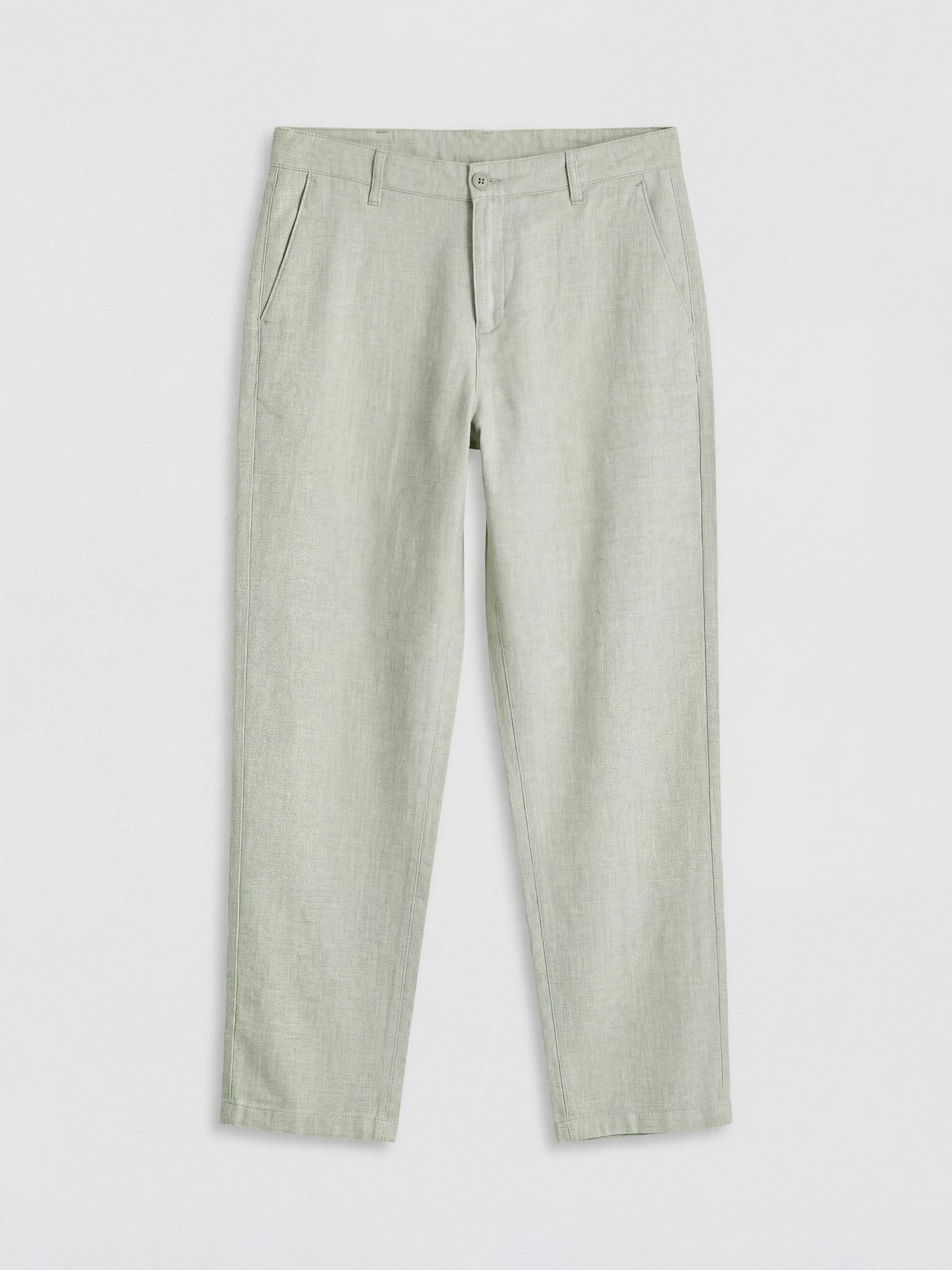 LCWAIKIKI Classic Regular Fit Keten Karışımlı Erkek Chino Pantolon görsel 6