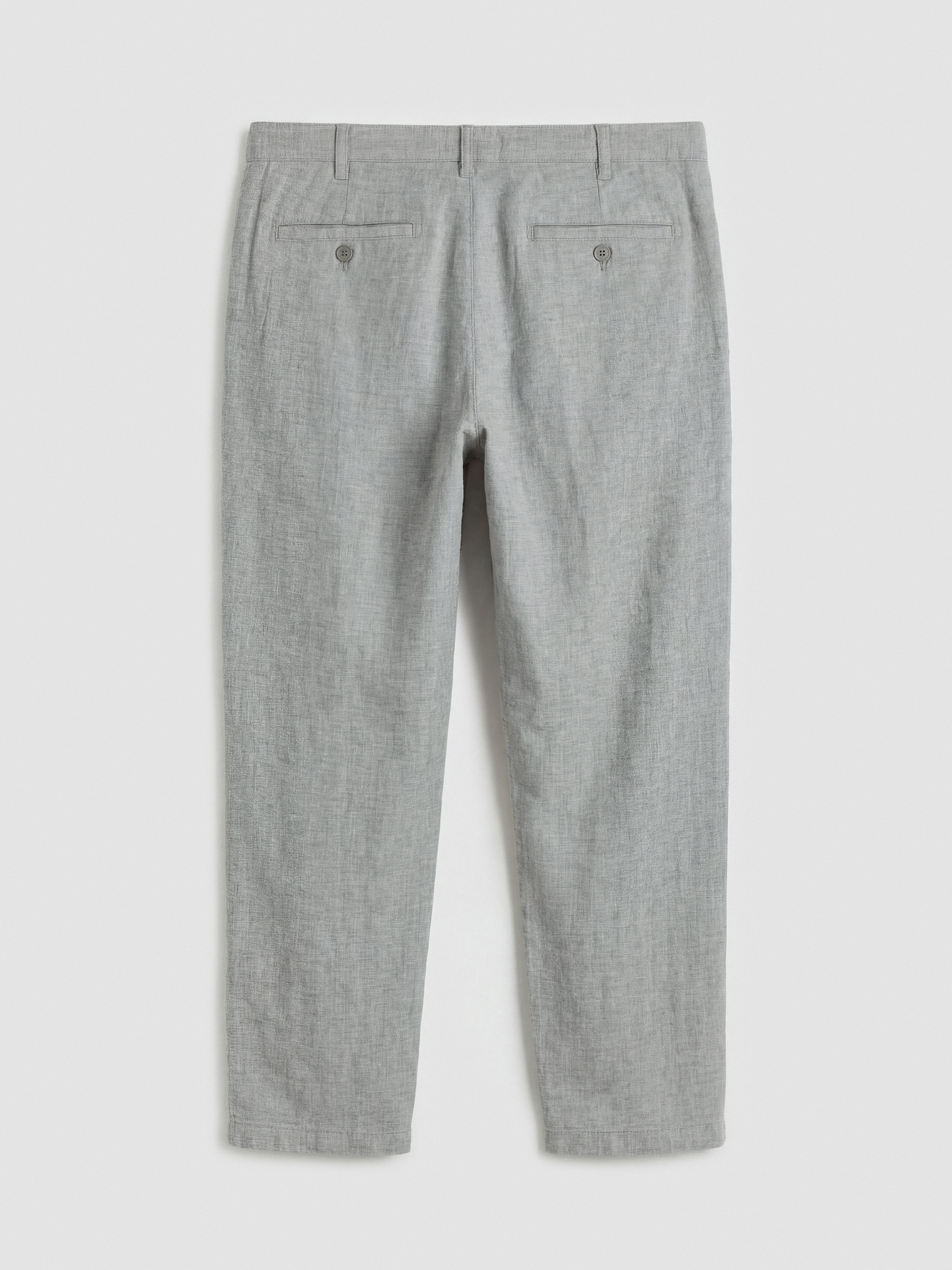 LCWAIKIKI Classic Regular Fit Keten Karışımlı Erkek Chino Pantolon görsel 3