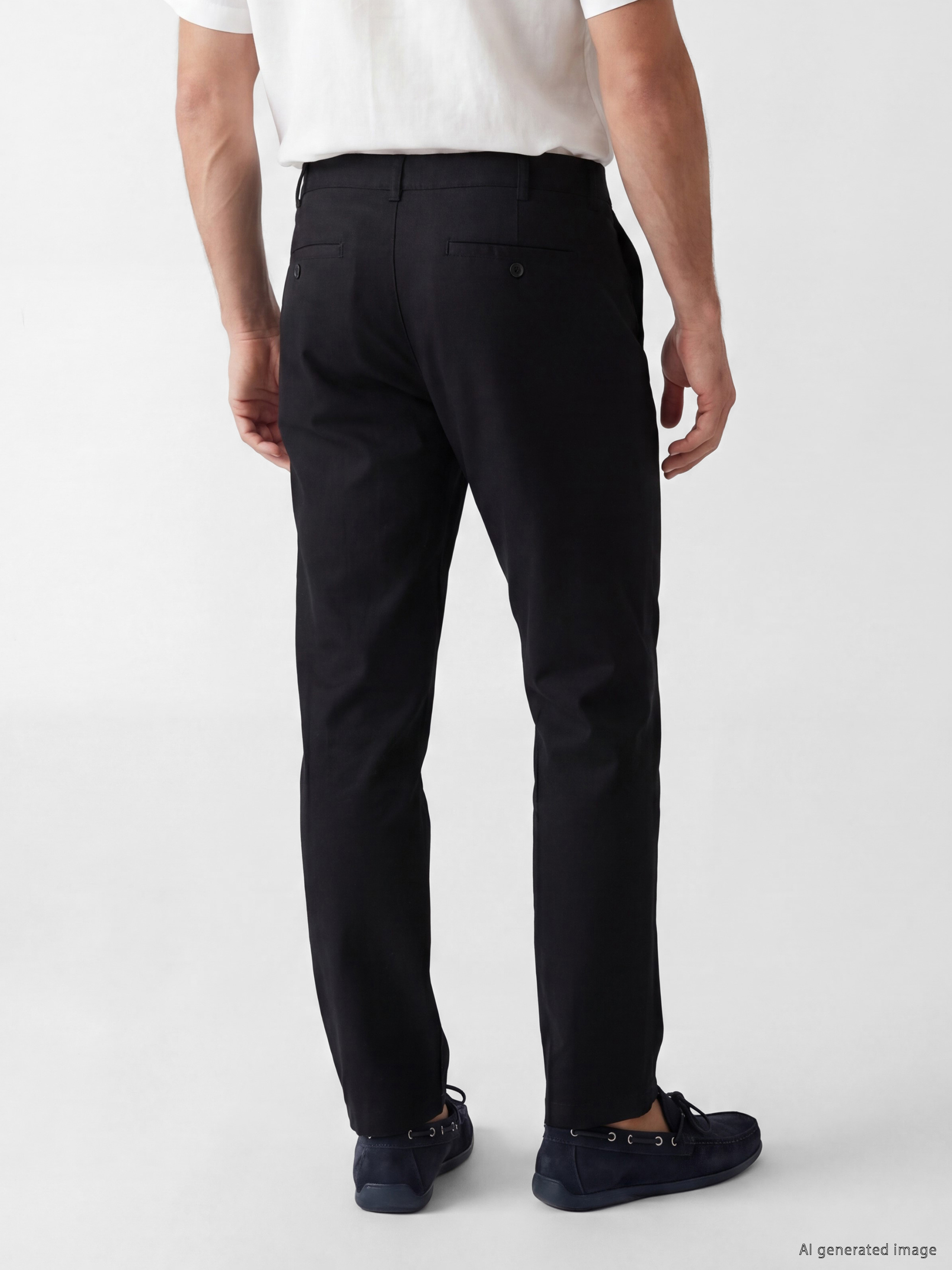 LCWAIKIKI Classic Regular Fit Keten Karışımlı Erkek Chino Pantolon görsel 3