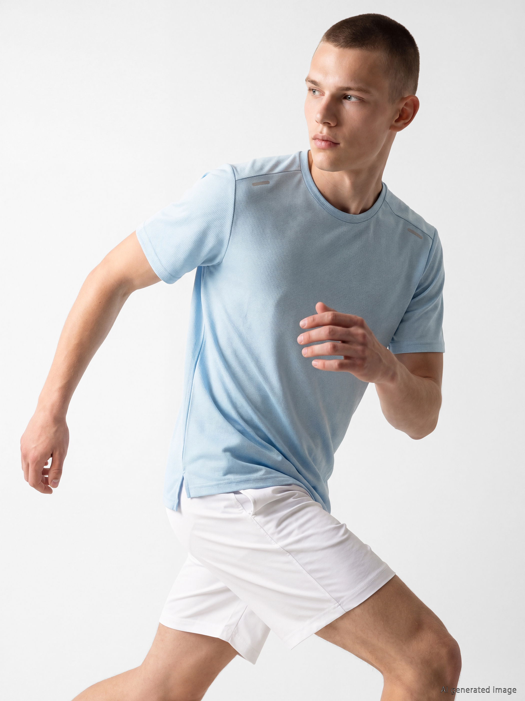 XSIDE ACTIVE Bisiklet Yaka Erkek Spor Tişört
