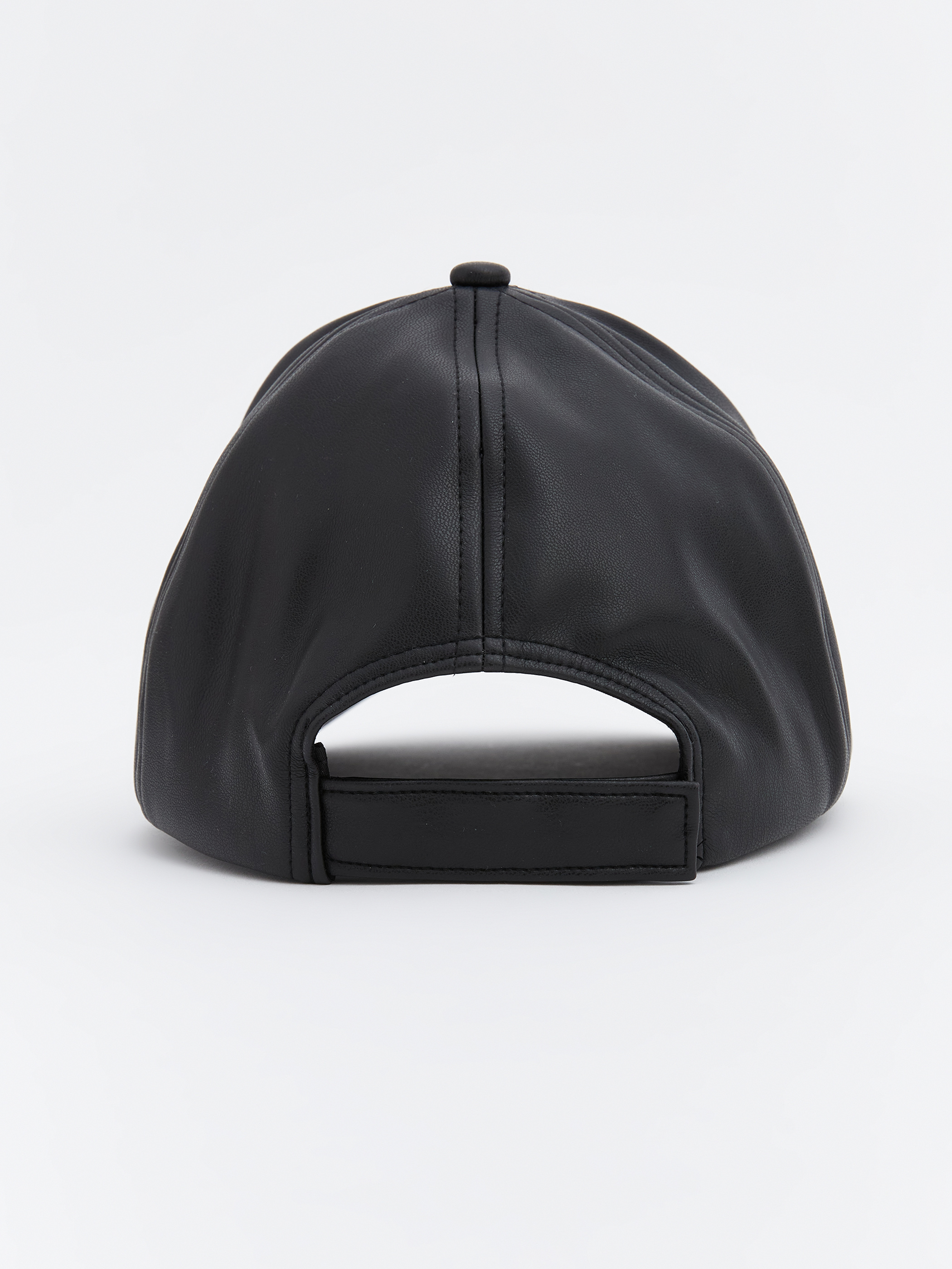 LCW ACCESSORIES Deri Görünümlü Erkek Kep Şapka görsel 3
