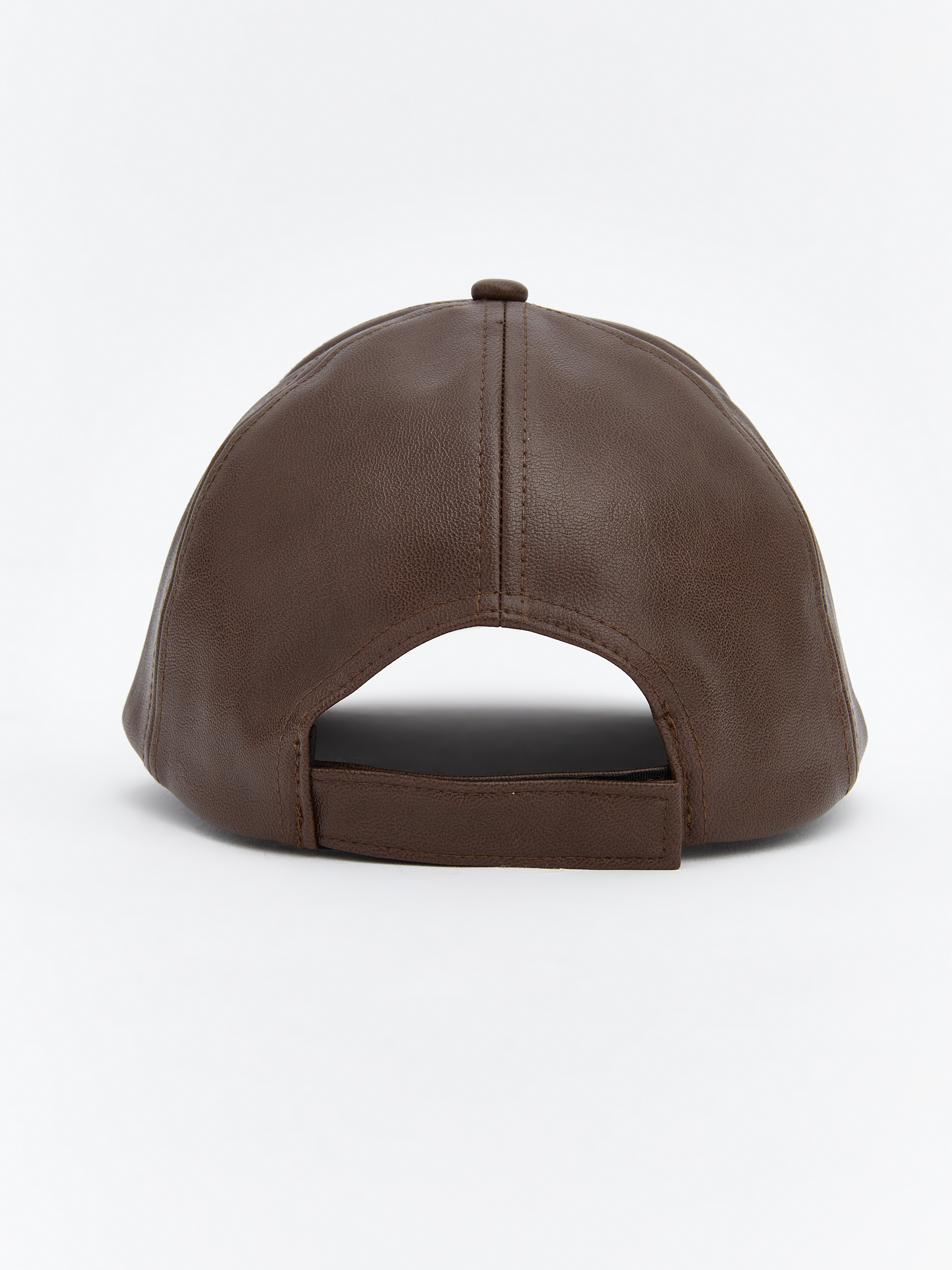 LCW ACCESSORIES Deri Görünümlü Erkek Kep Şapka görsel 3