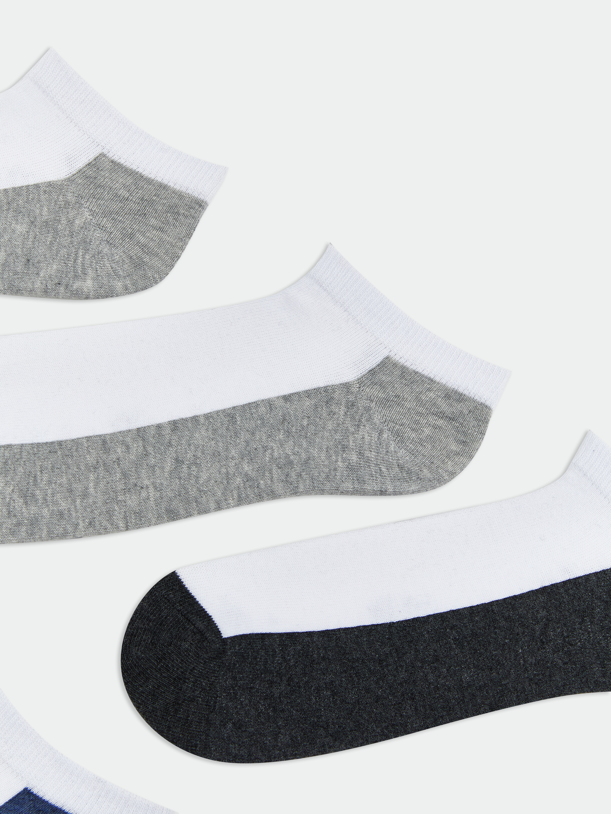 LCW ACCESSORIES Renk Bloklu Erkek Patik Çorap 5'li görsel 3