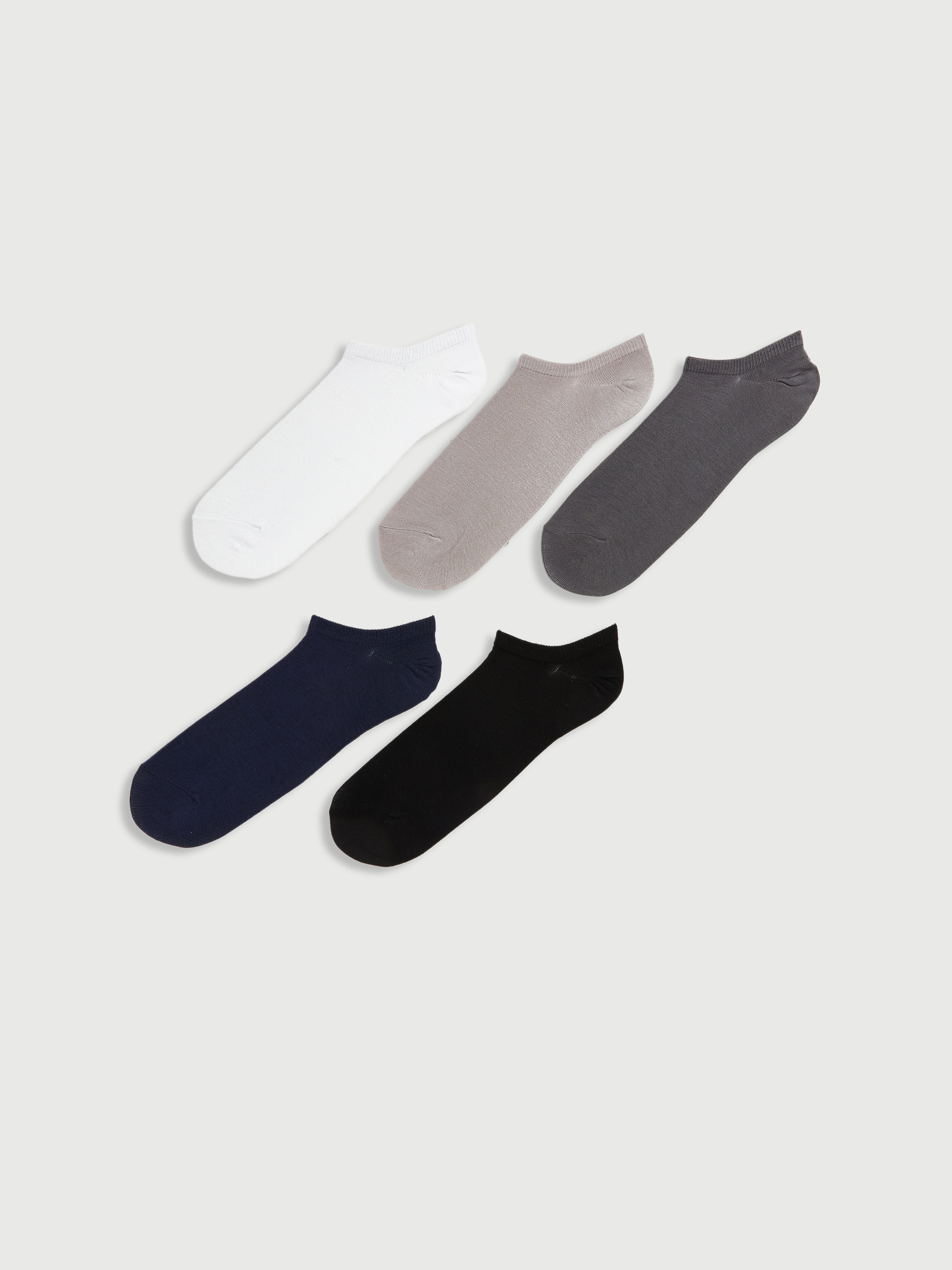 LCW ACCESSORIES Erkek Bambu Sneaker Çorap 5'li