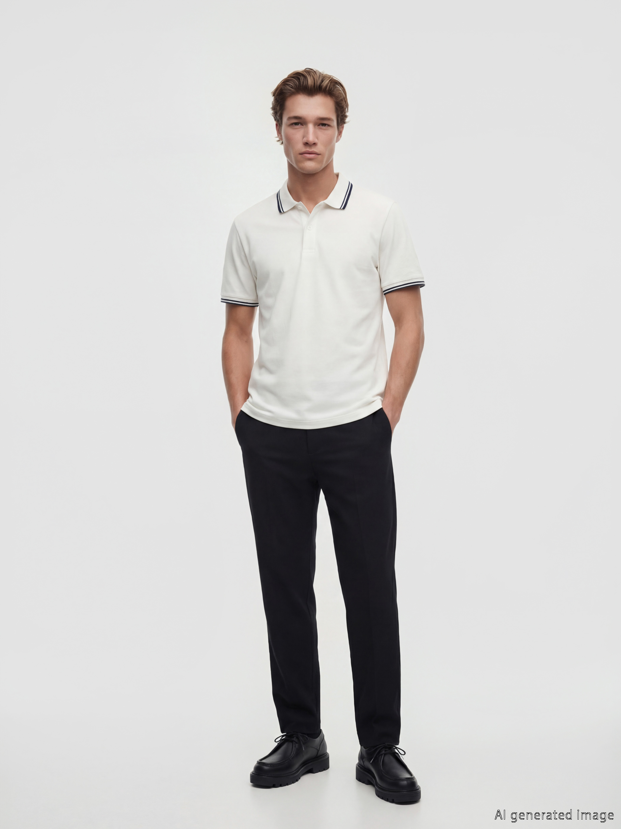 SOUTHBLUE Polo Yaka Erkek Pike Tişört görsel 2