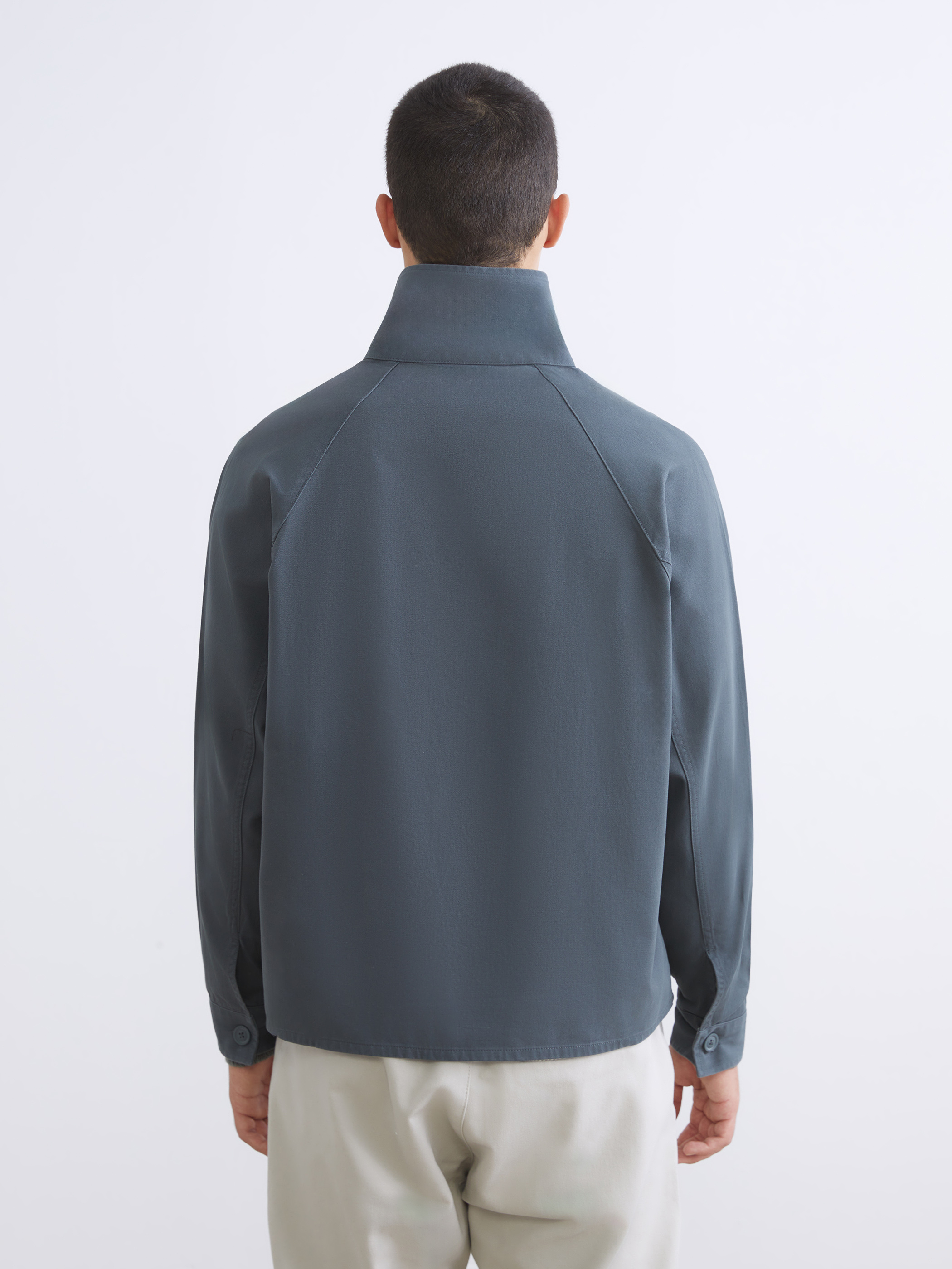 XSIDE Loose Fit Gabardin Erkek Gömlek Ceket görsel 4