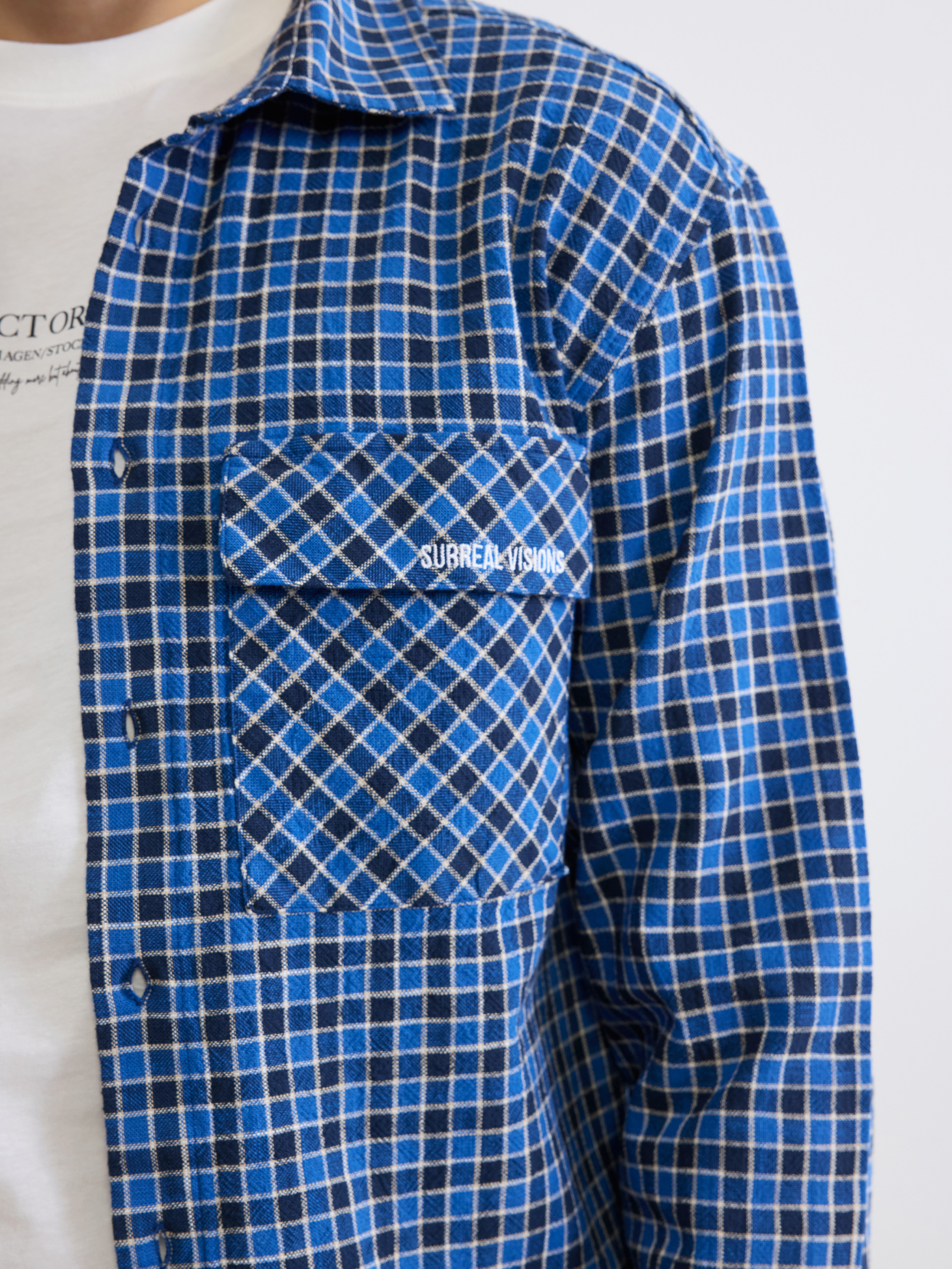 XSIDE Loose Fit Ekose Erkek Gömlek görsel 6