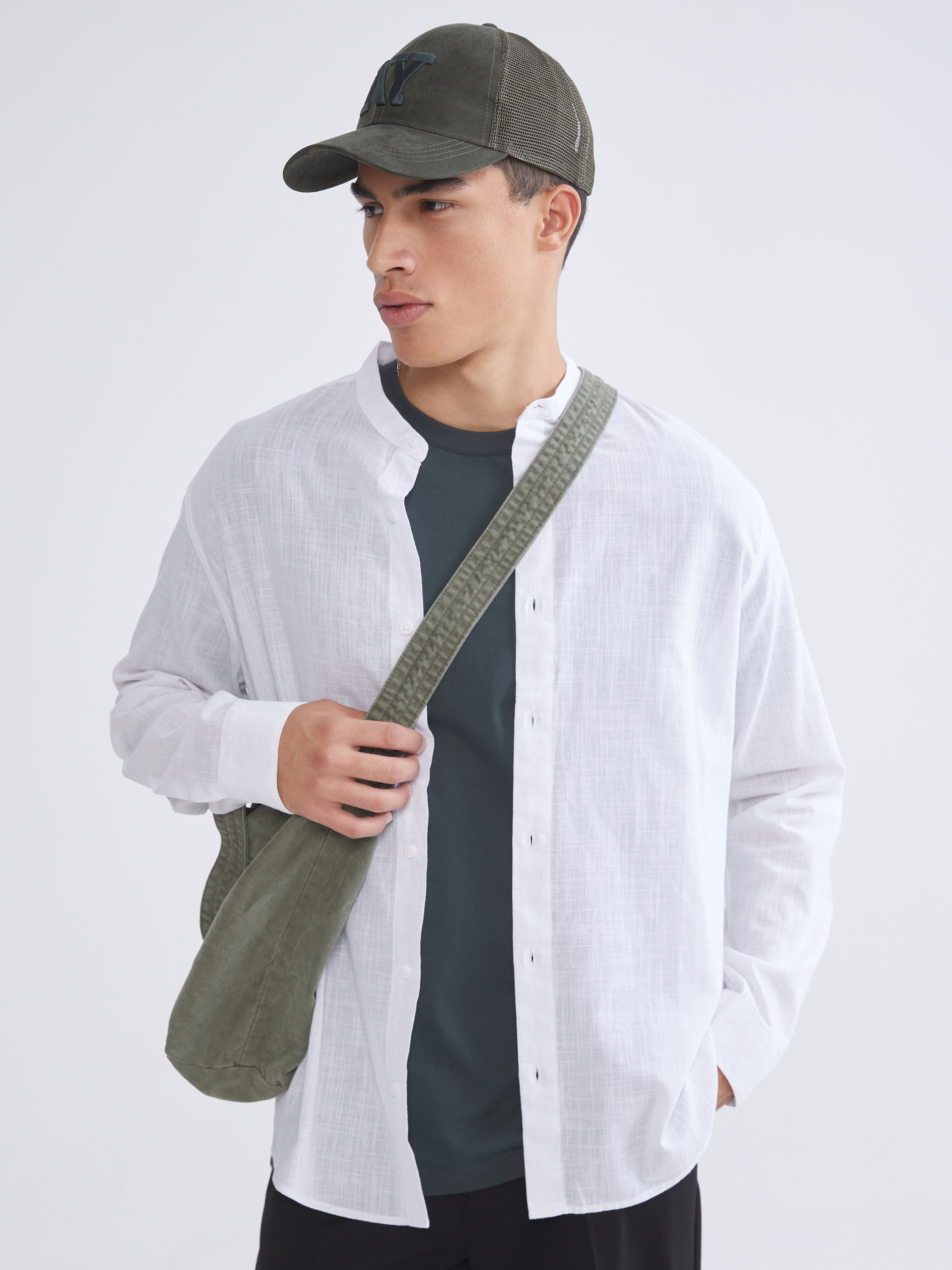 XSIDE Regular Fit Poplin Erkek Gömlek