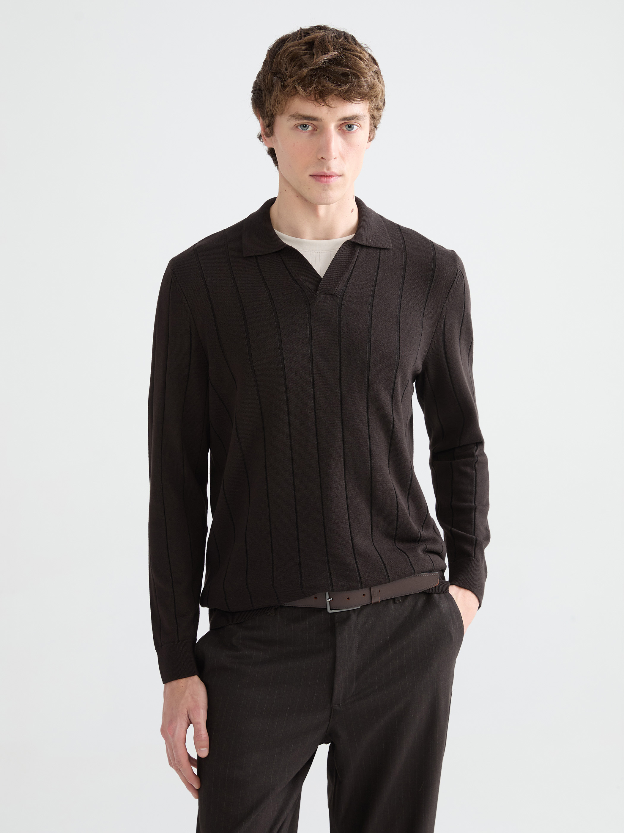 SOUTHBLUE Polo Yaka Erkek Triko Kazak