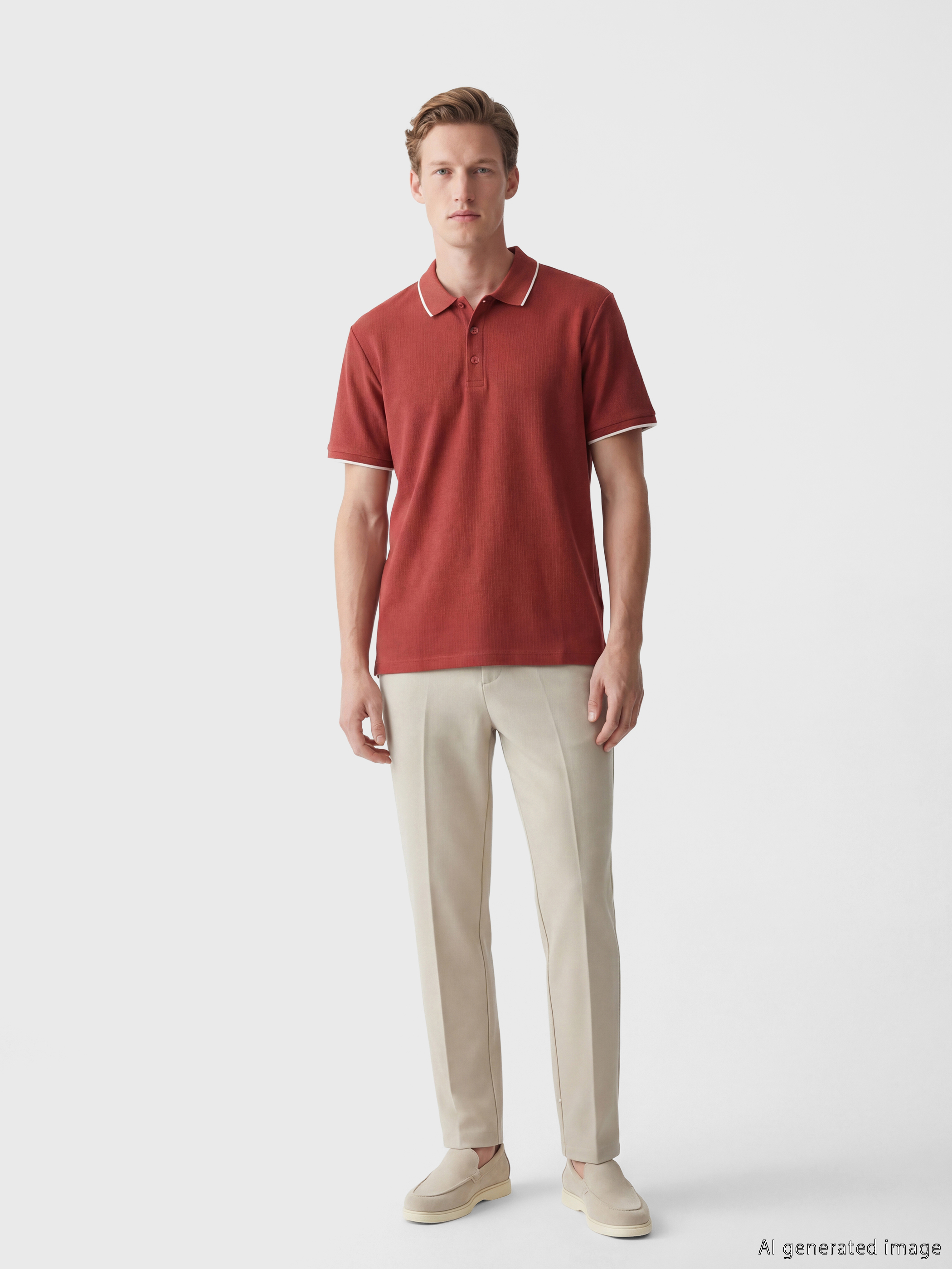 SOUTHBLUE Polo Yaka Erkek Tişört görsel 2