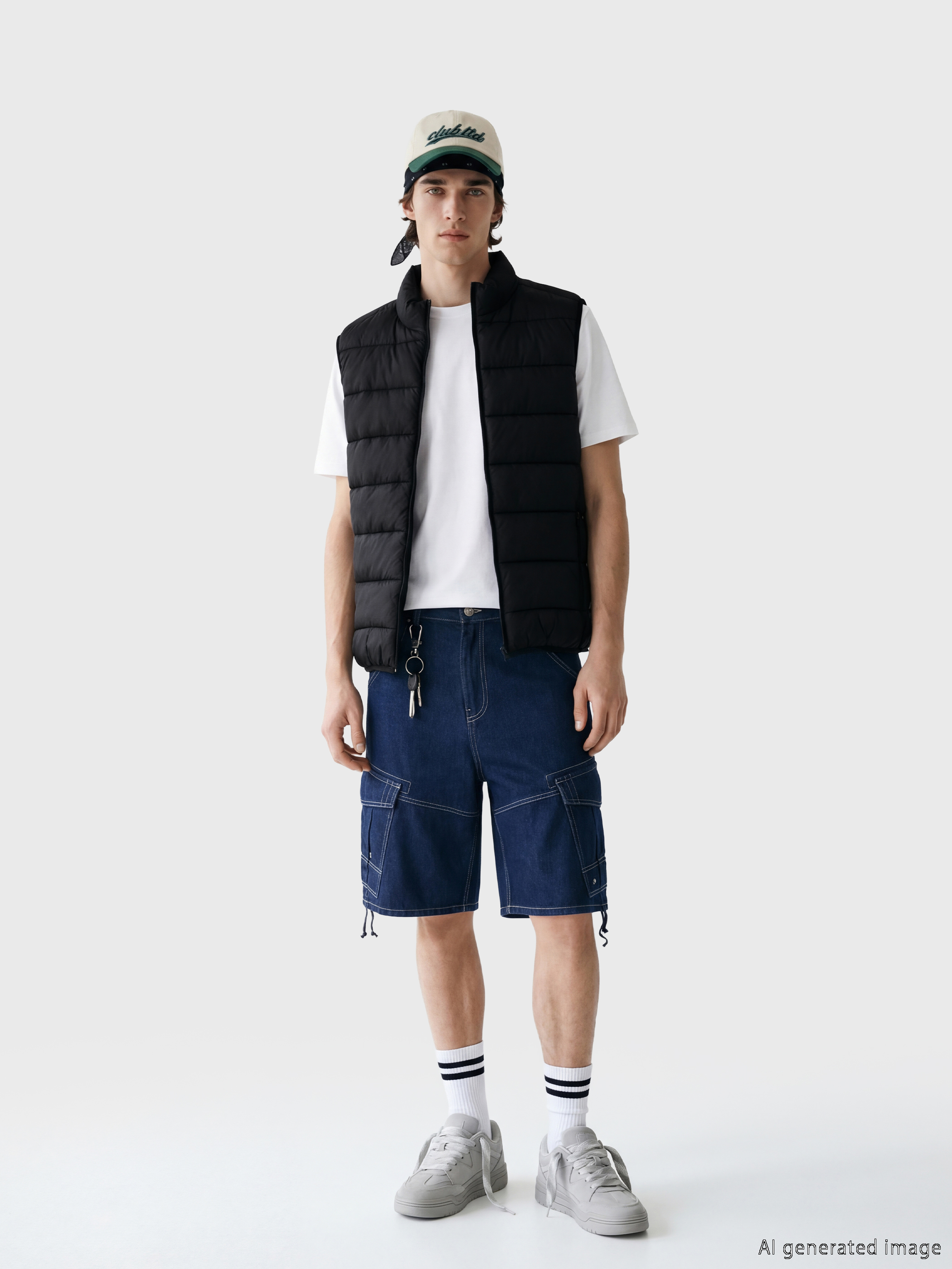 XSIDE Slim Fit Dik Yaka Erkek Şişme Yelek görsel 2
