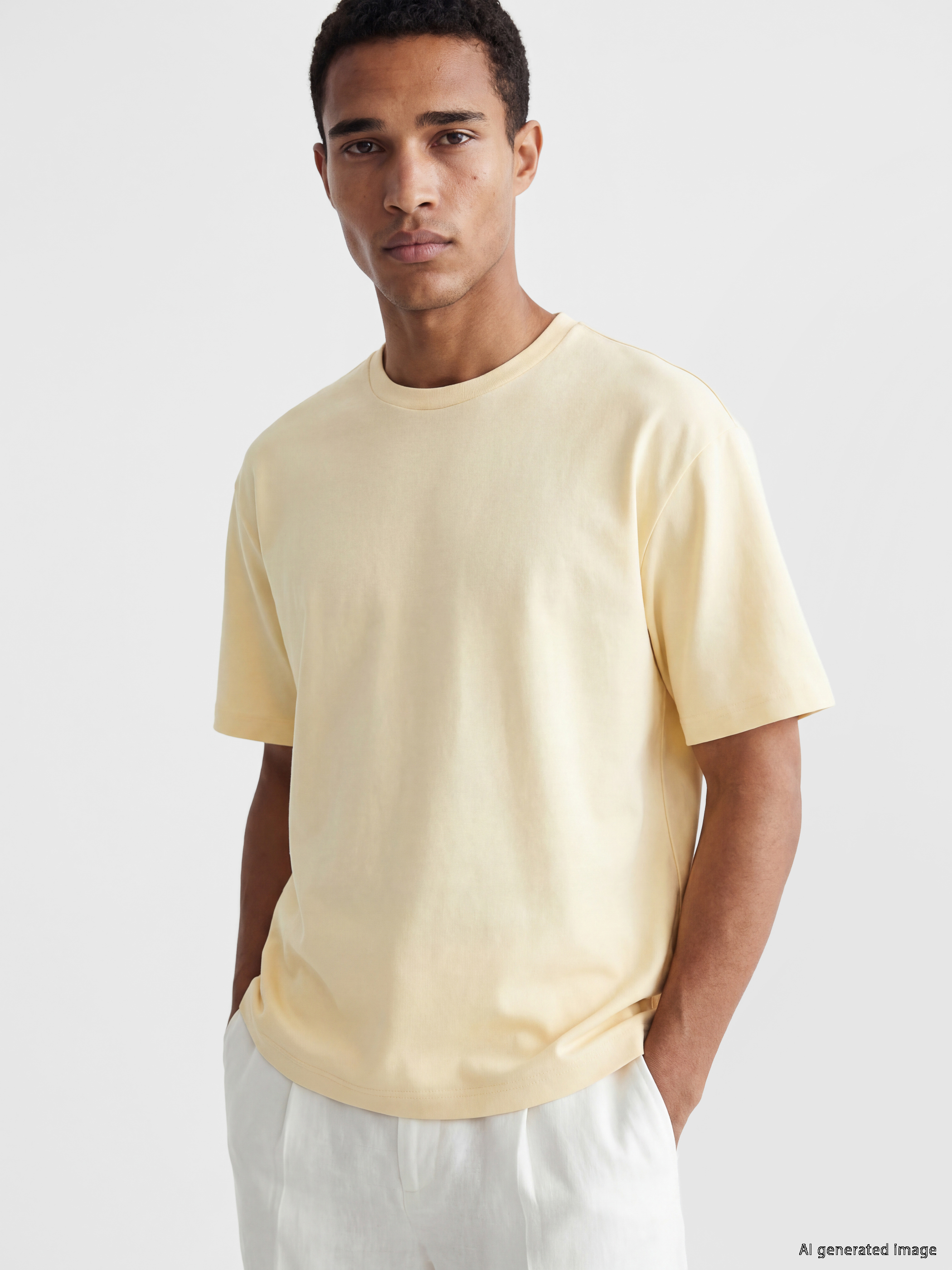 LCW Vision Loose Fit Akışkan Kumaş Tişört /04