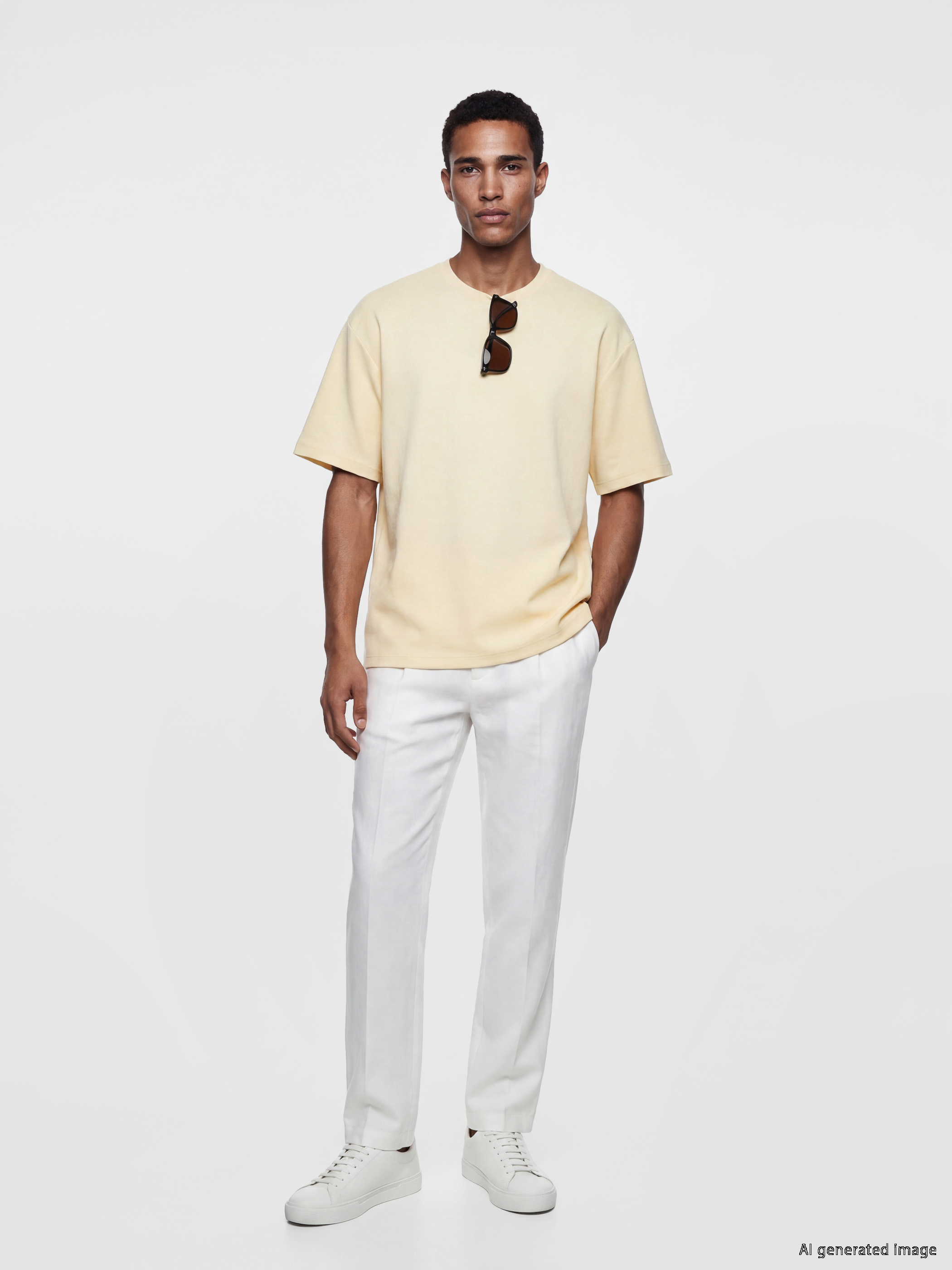 LCW Vision Loose Fit Akışkan Kumaş Tişört /04 görsel 2