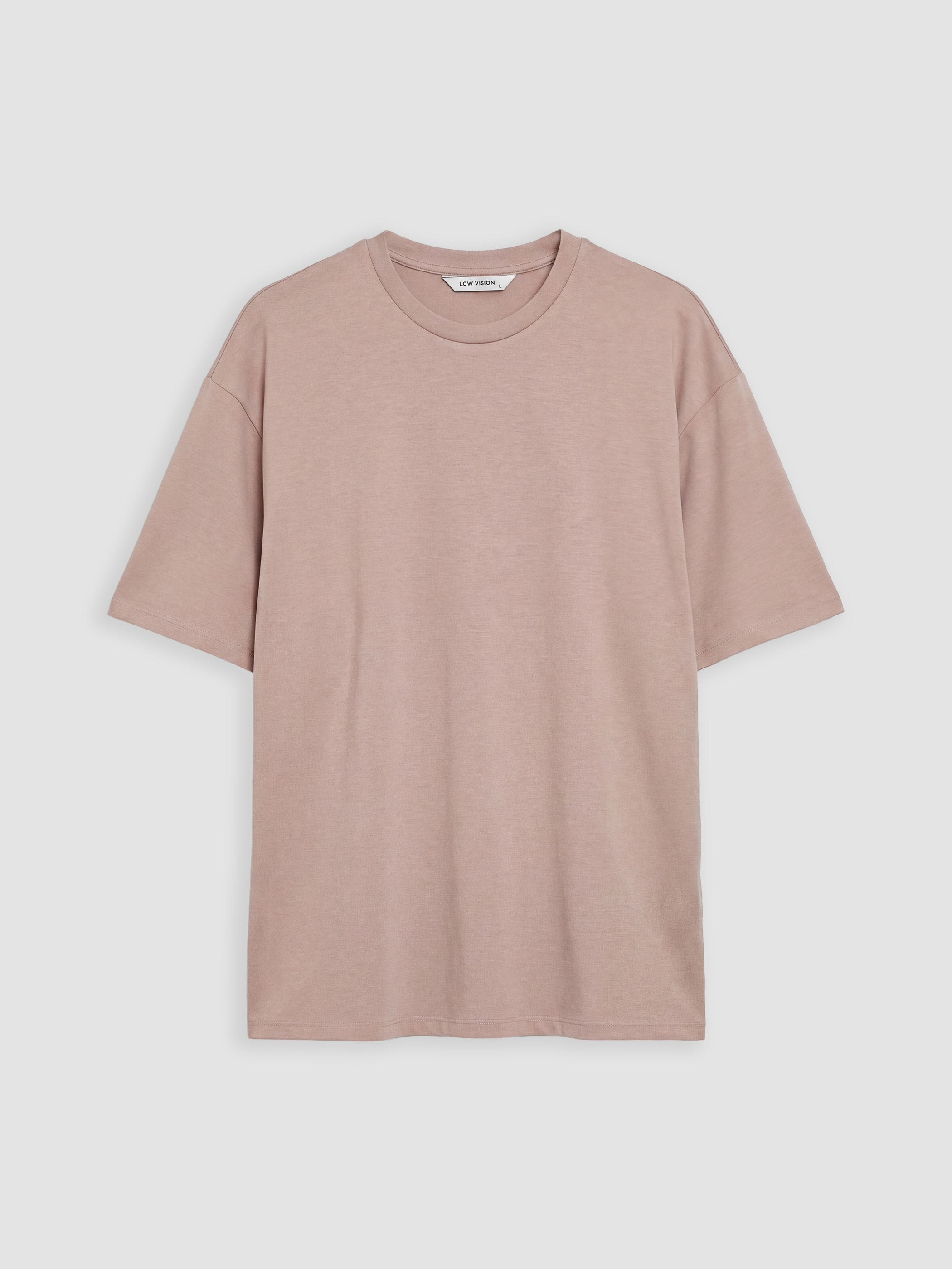LCW Vision Loose Fit Akışkan Kumaş Tişört /04 görsel 5