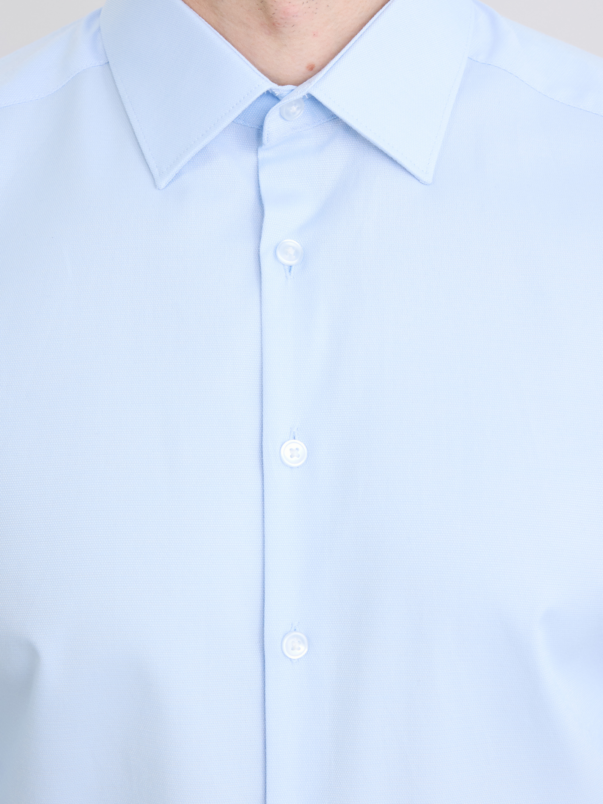 LCW BUSINESS Slim Fit Armürlü Erkek Gömlek görsel 4