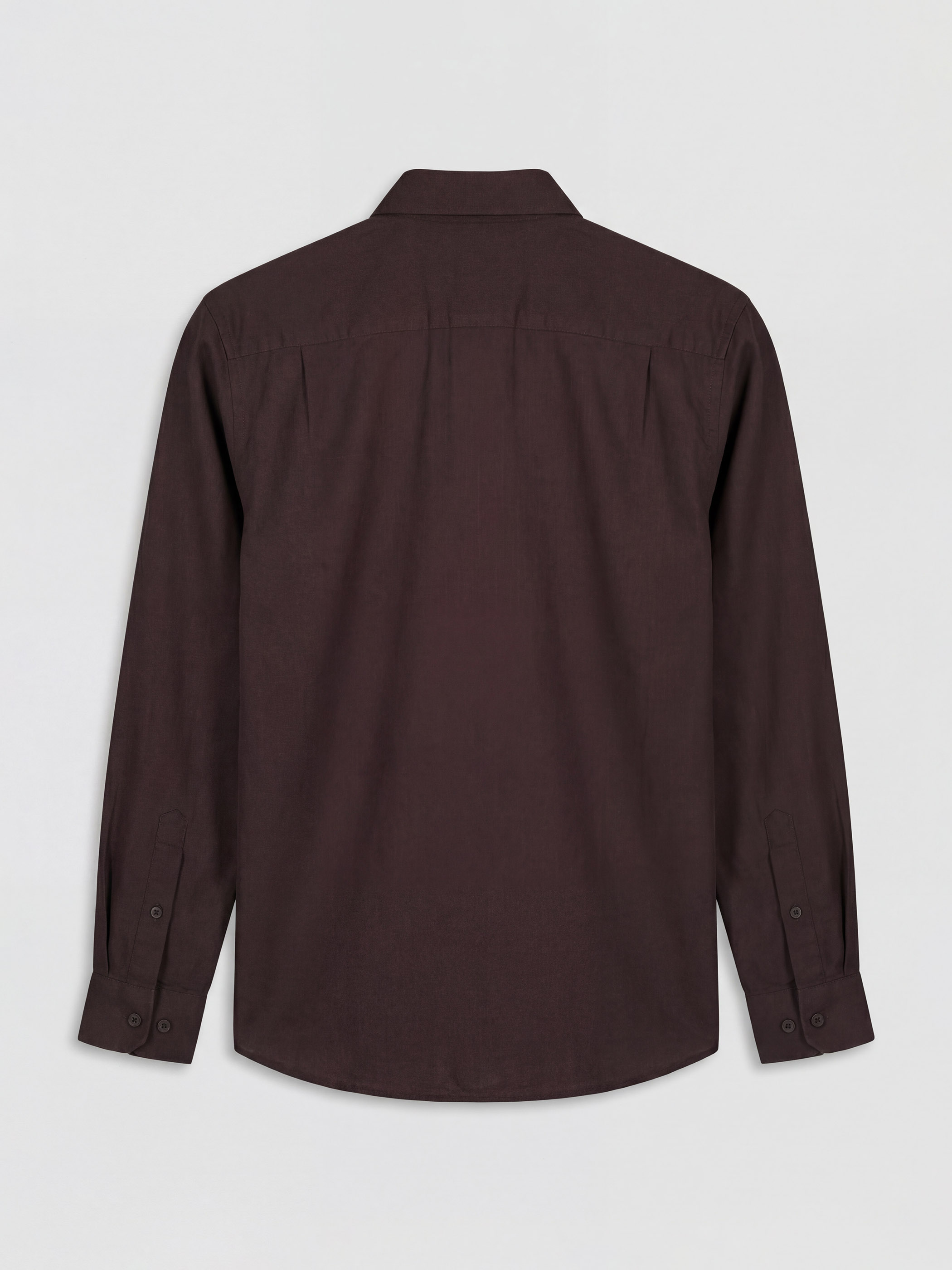 LCWAIKIKI Classic Regular Fit Keten Karışımlı Erkek Gömlek görsel 6