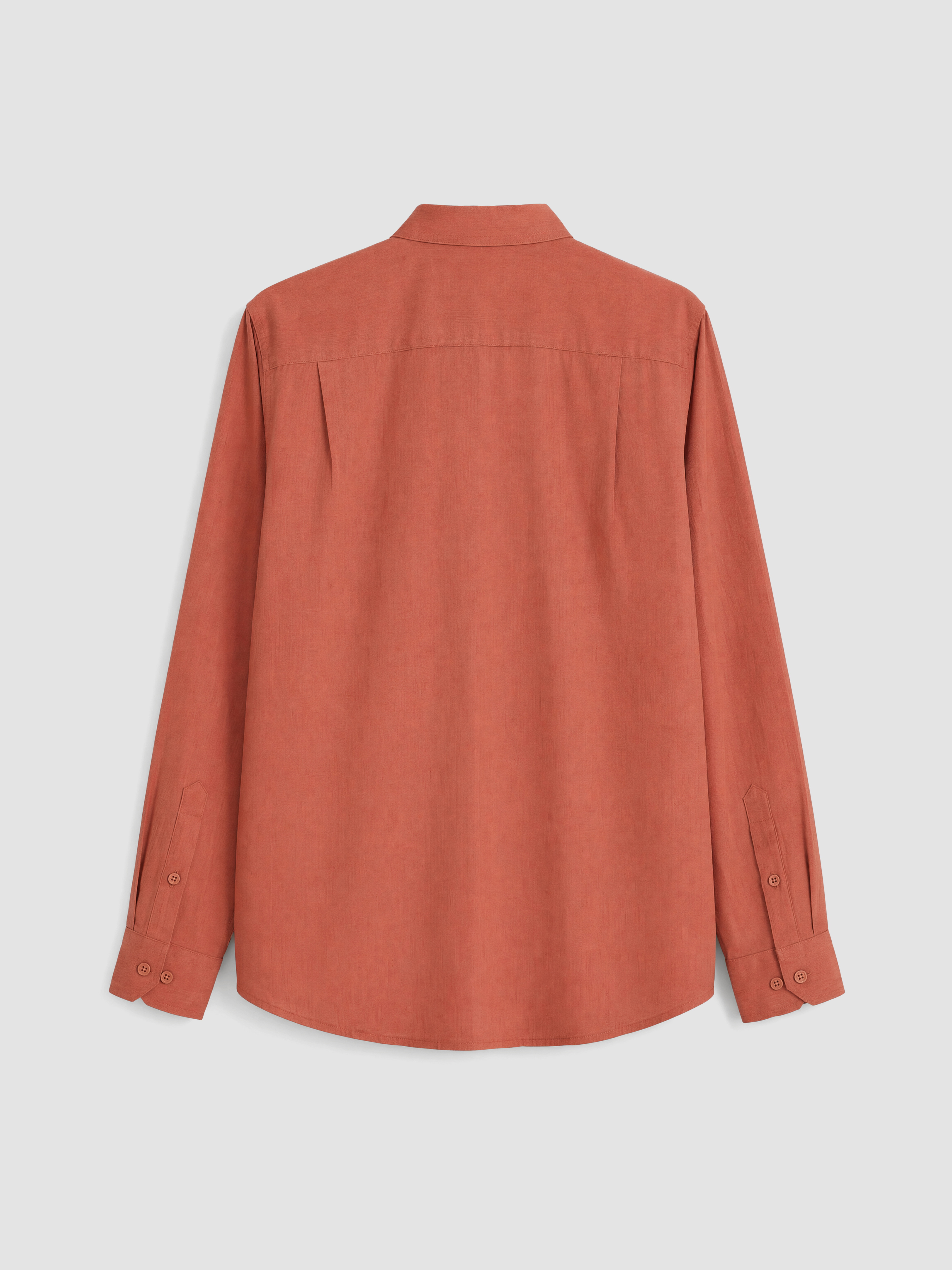 LCWAIKIKI Classic Regular Fit Keten Karışımlı Erkek Gömlek görsel 7