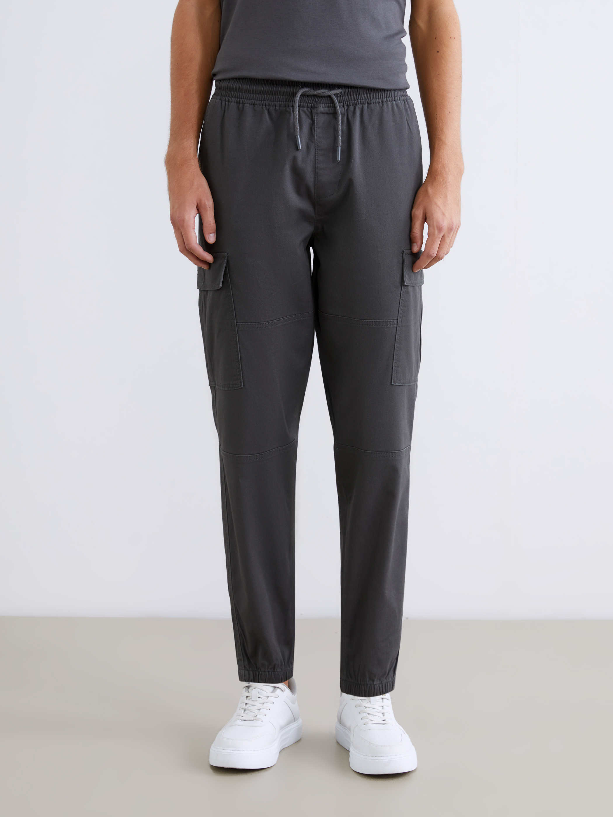 XSIDE Regular Fit Gabardin Erkek Kargo Pantolon görsel 3