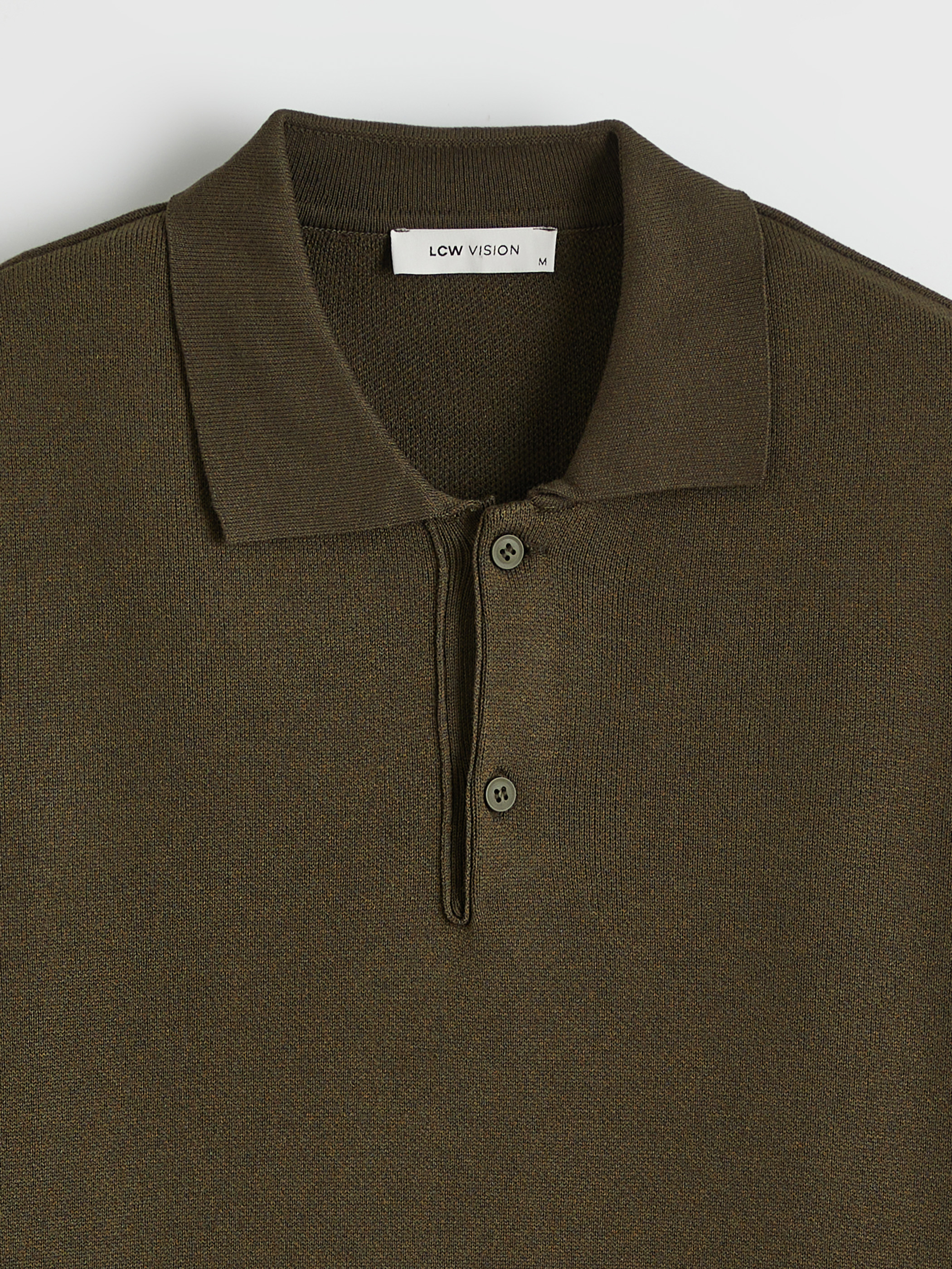 LCW Vision Polo Yaka Erkek Triko Kazak görsel 8