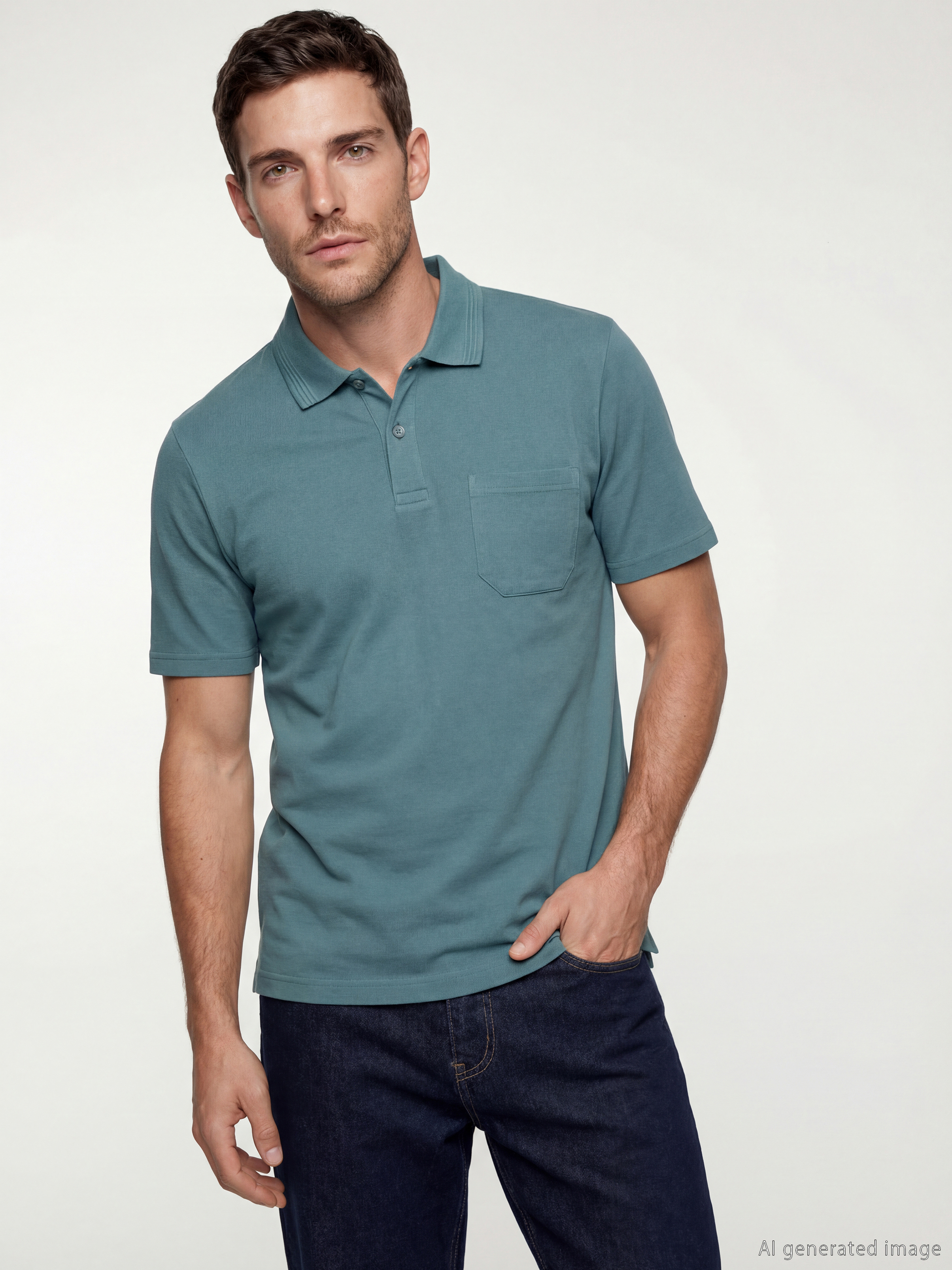 LCWAIKIKI Classic Polo Yaka Pike Erkek Tişört