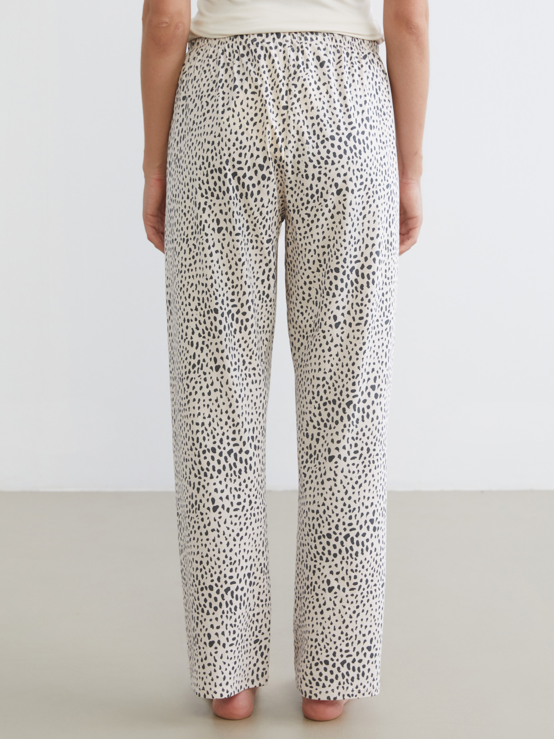 LCW DREAM Beli Lastikli Leopar Desenli Kadın Pijama Altı görsel 5