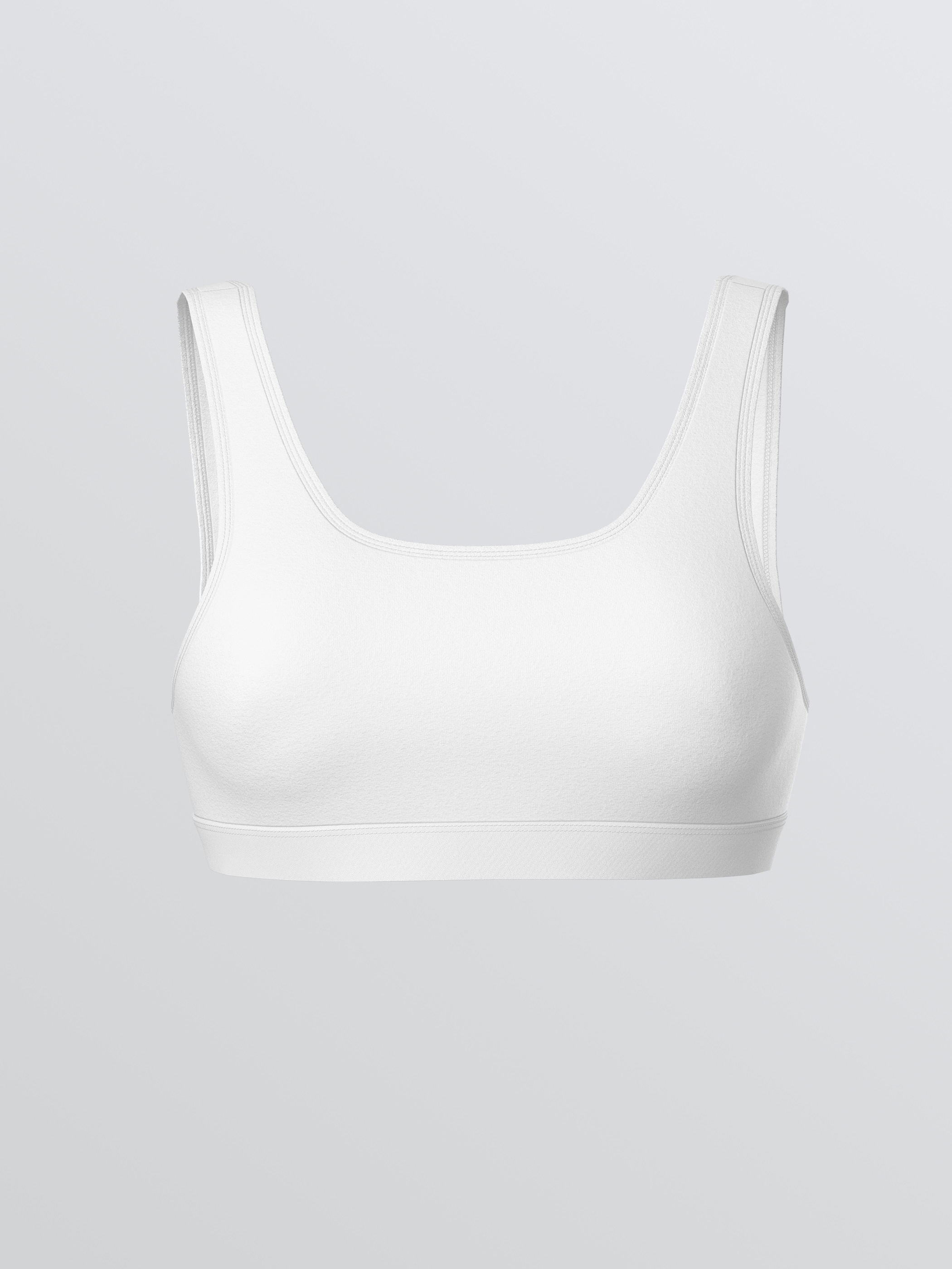 LCW Young U Yaka Düz Büstiyer 2'li Paket görsel 5