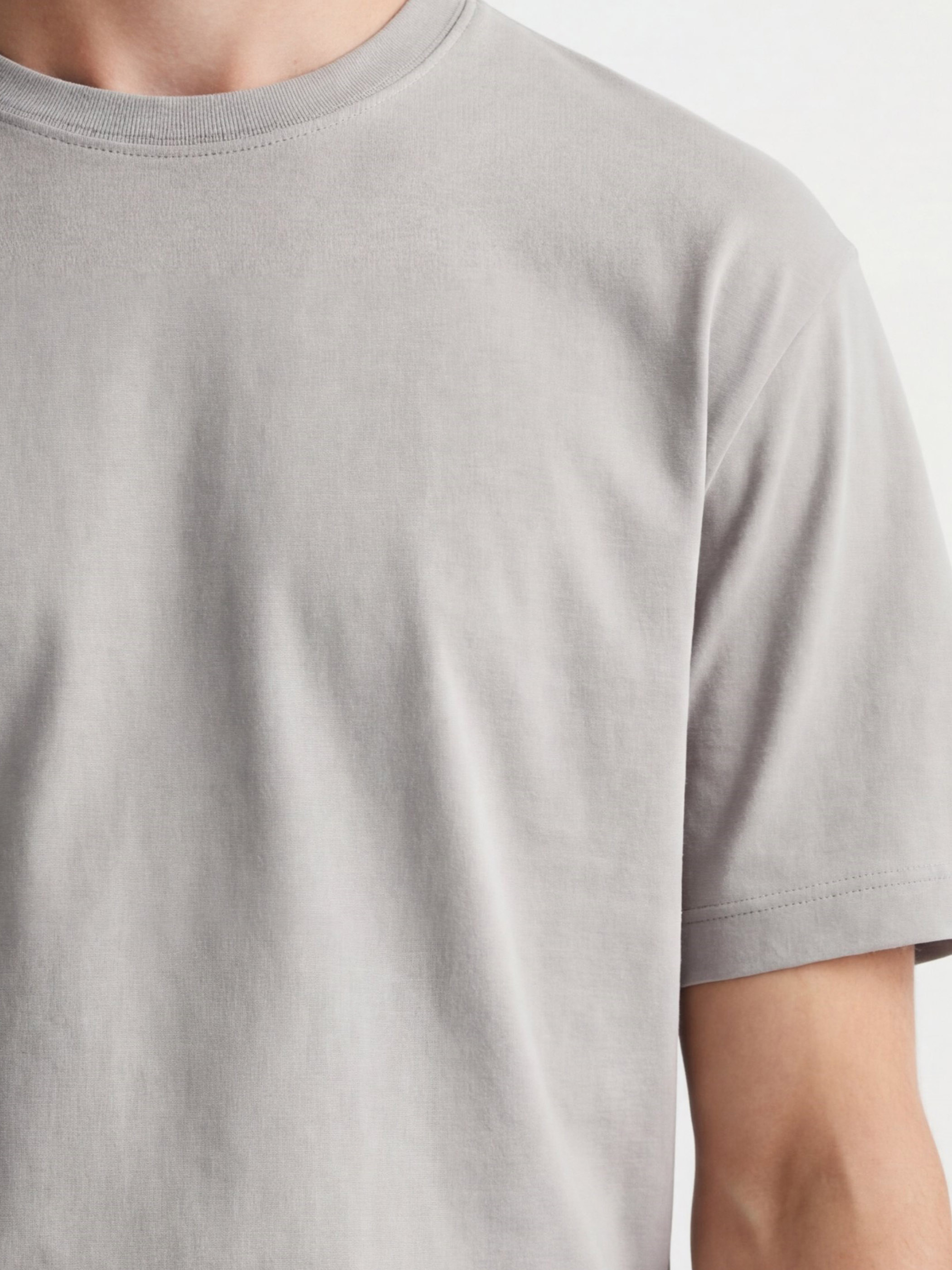 LC WAIKIKI Bisiklet Yaka Kısa Kollu Erkek Pijama Üst görsel 3